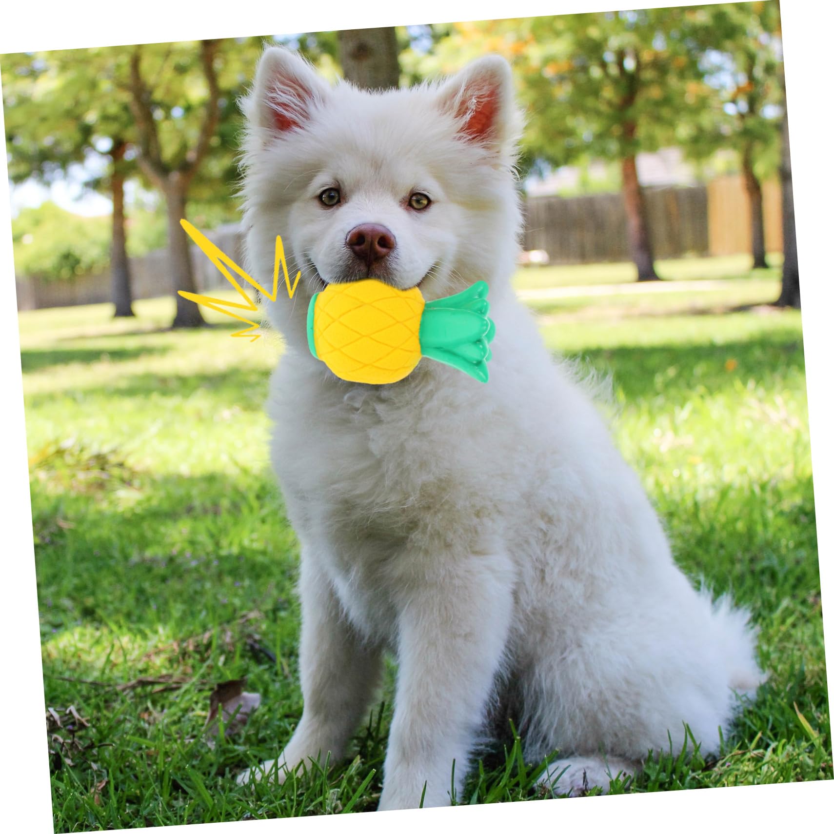 SUPVOX 6piezas Juguetes Adorables para Cachorros Juguetes Masticables Sonido Accesorios para Perros De Mediano para Jugar y Limpiar Dientes