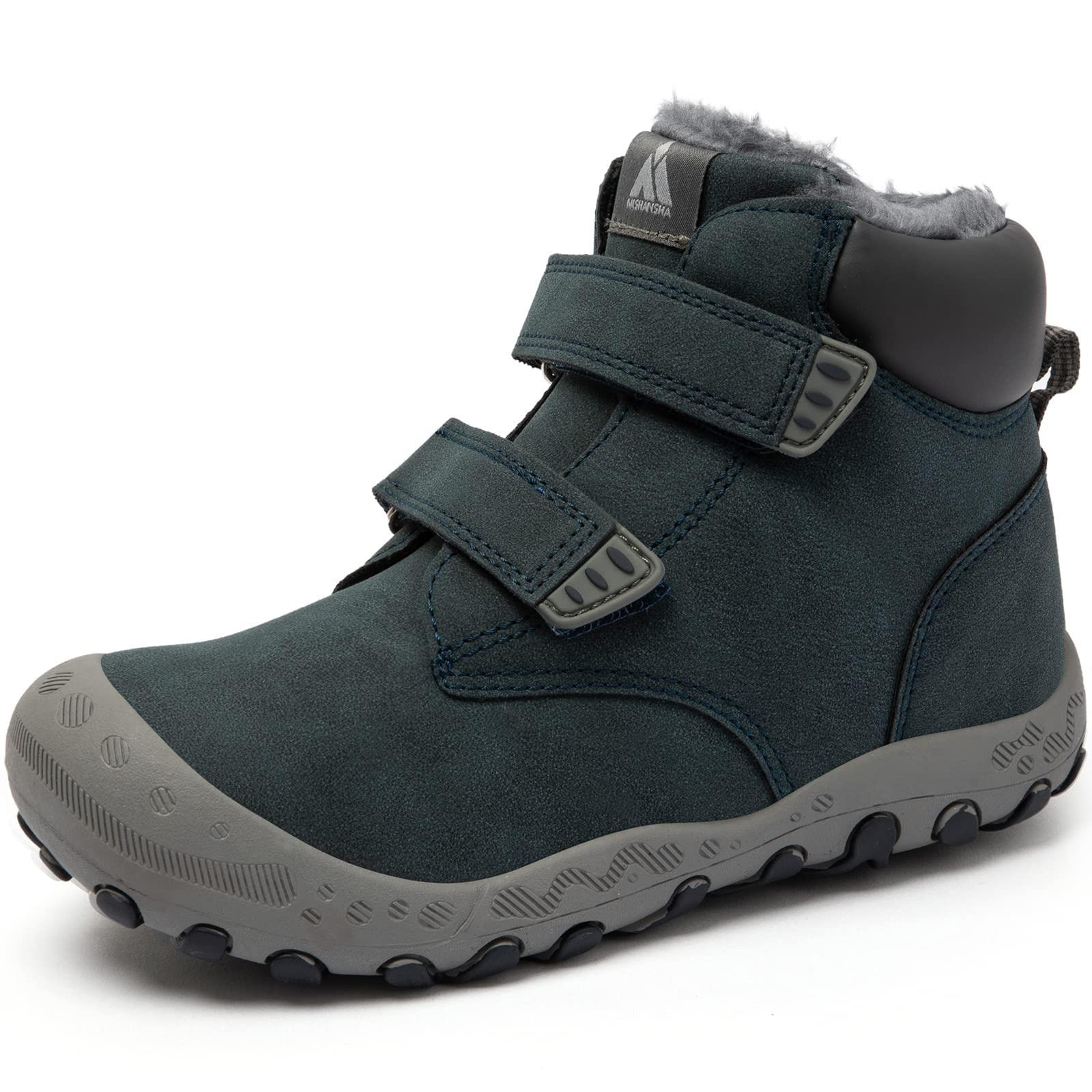 Mishansha Botas de Invierno Niños Calientes Antideslizante Niña Botines de Nieve Gr.24-38 EU