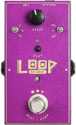 M-vave Pedal de Guitarra Looper Loop-II: 3 Loops com Gravação de Até 11 Minutos, Controle de Velocidade 3 Níveis, Exportação USB, Compacto e Portátil para Músicos Profissionais