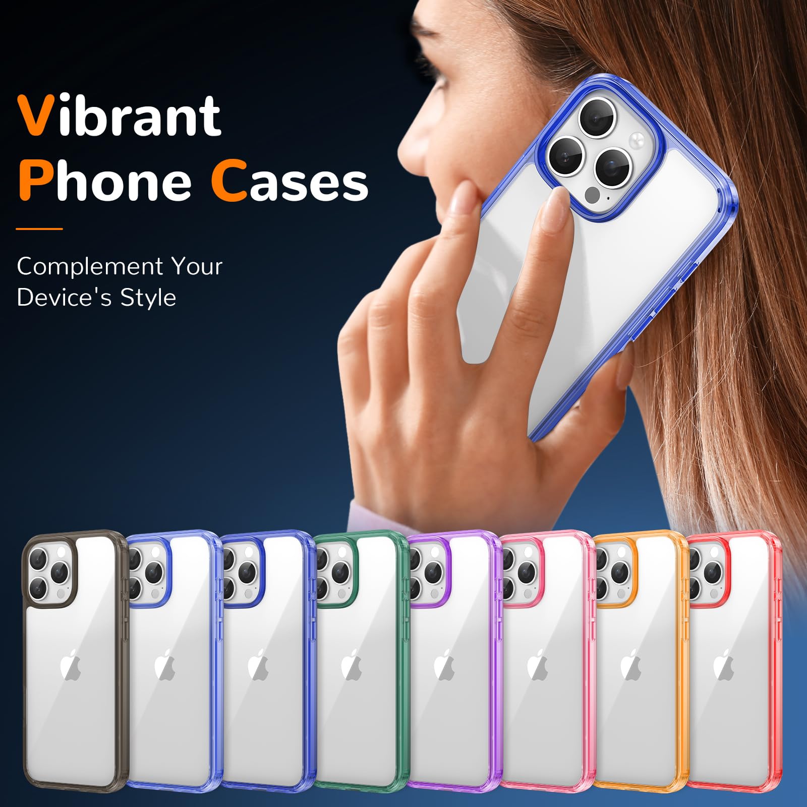 Clear Case for iPhone 15, Ultra Thin, Shockproof TPU Cover, Anti-Yellowing, Crystal Clear, Phone Case for Apple iPhone 15 - Clear — view 344
