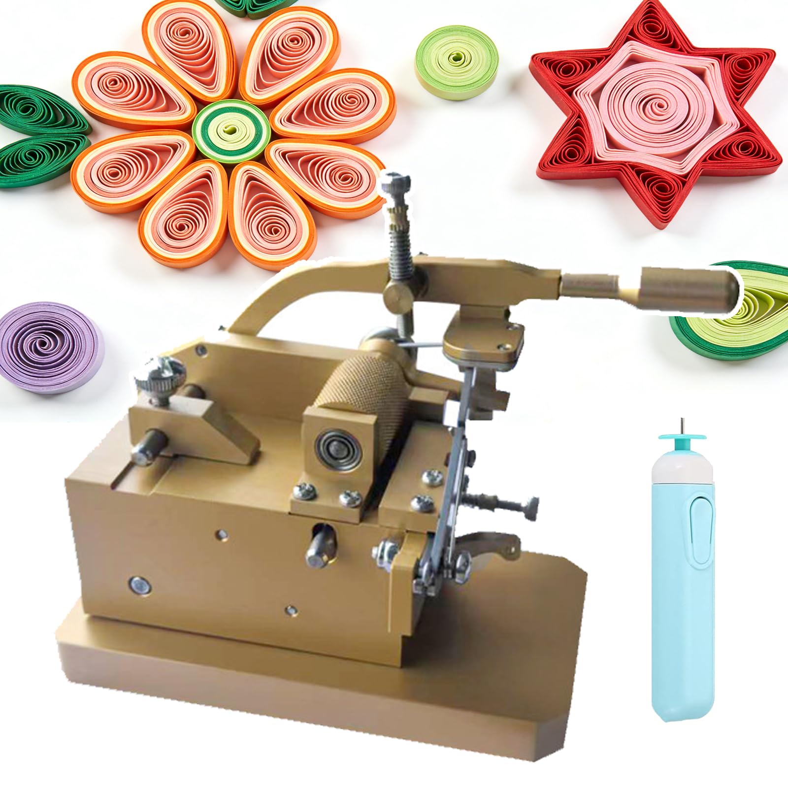 FHRKA Fringer Cutting Machine, 5-14Mm Paper Strip Width, Quilling Strip Cutting Width: 5mm-20mm,DIY Manual Paper Quilling Machine