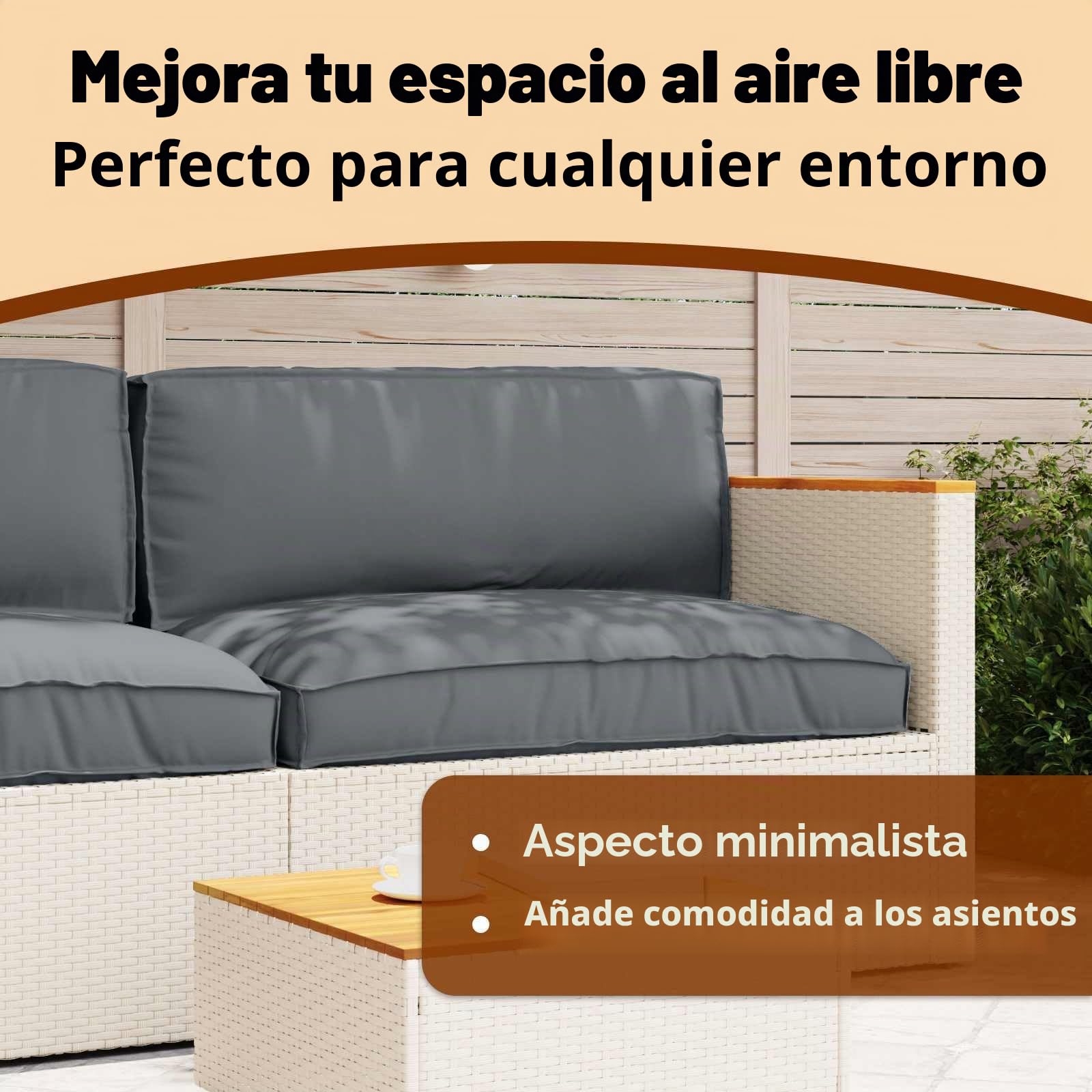 vidaXL Juego de Cojines para Palets 2 pcs Antracita Tela Oxford, Jardín y Terraza, Asientos Modernos para Afuera, Cojín Rectangular, Comodidad Duradera, Accesorio Chic, Montaje Fácil
