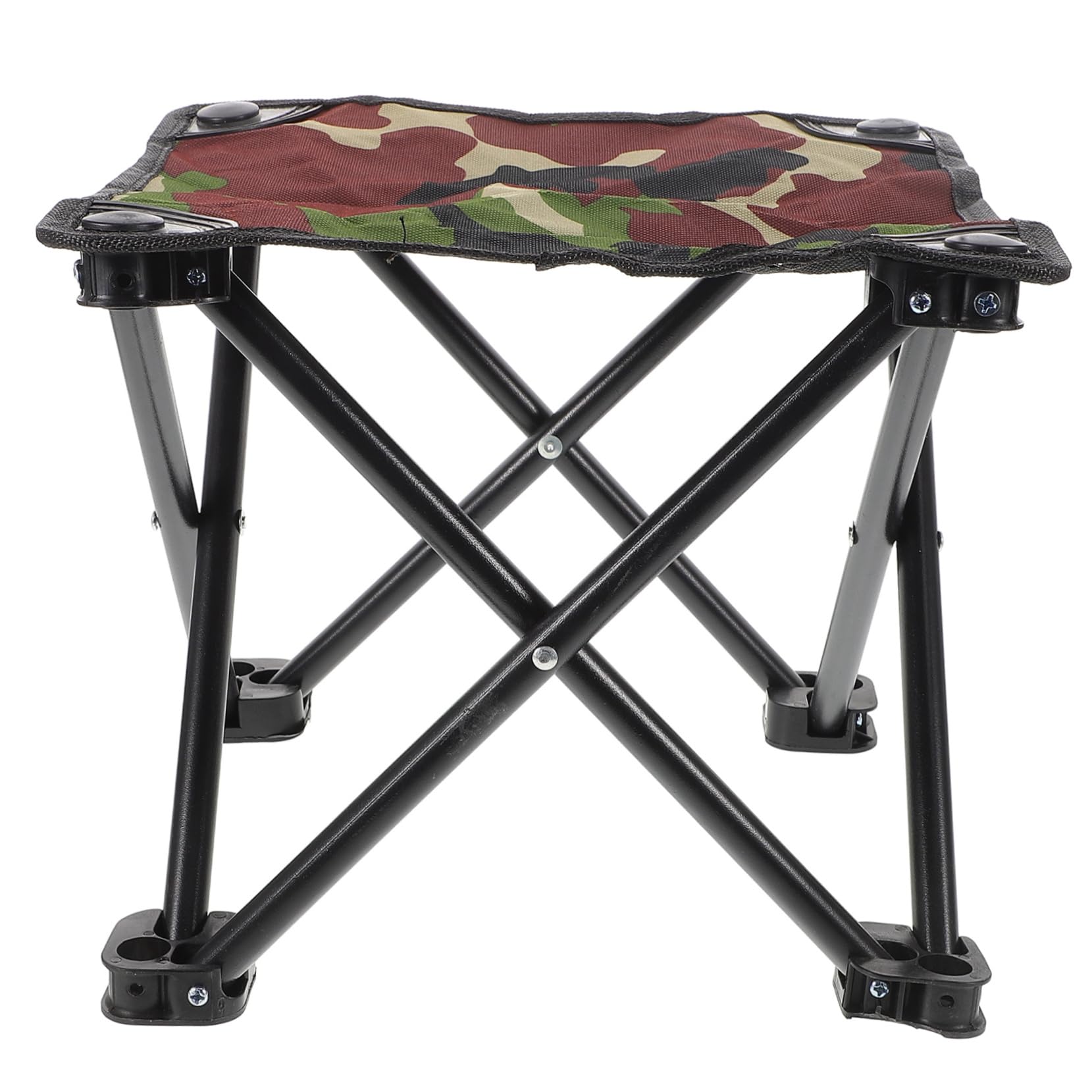 KOMBIUDA Portable Mini Folding Stool Camouflage Pattern Lightweight Outdoor Chair for Fishing Camping Hiking Gardening and Traveling Compact and Durable Design for Versatile Use
