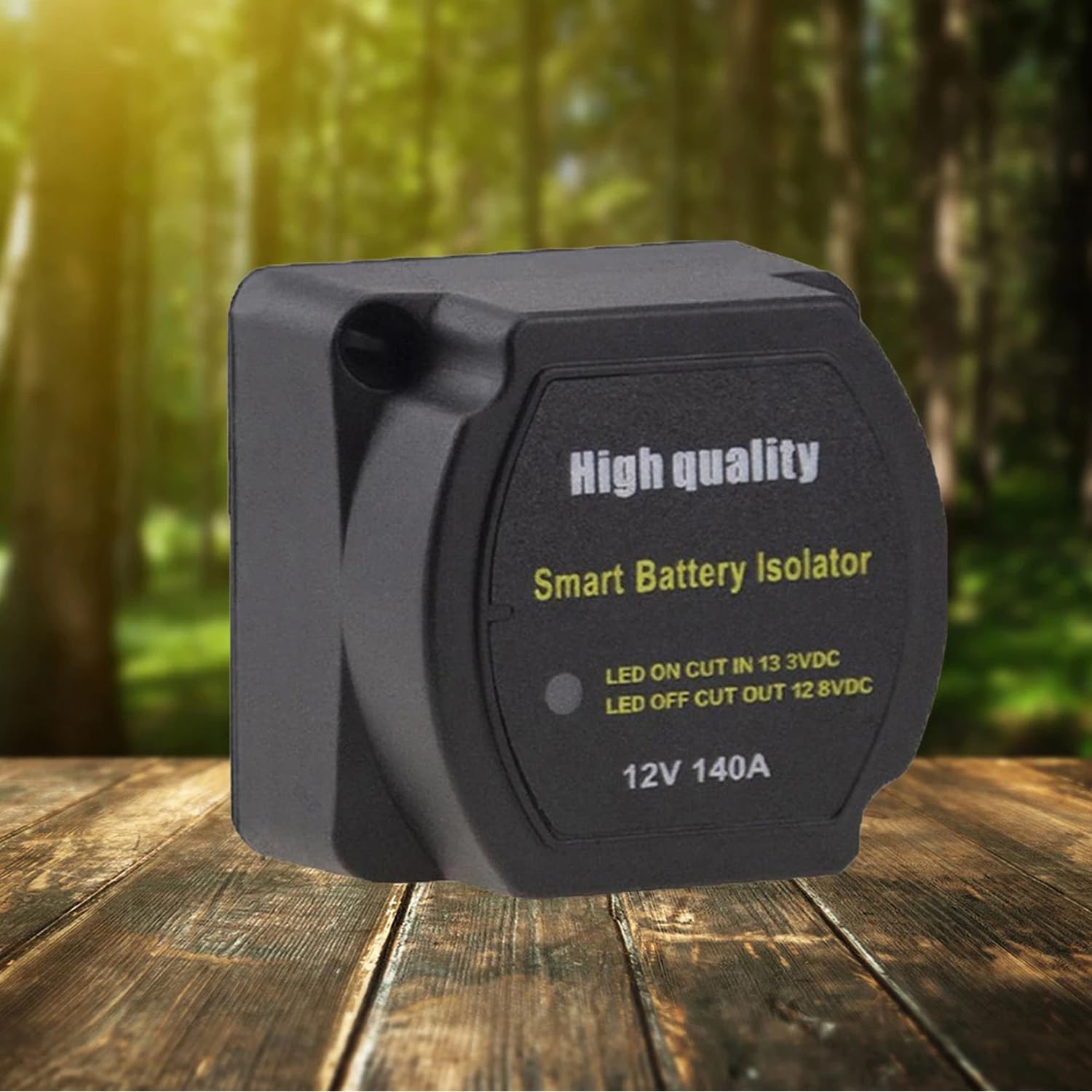 Greluma 1 Pezzo Isolatore intelligente per doppia batteria, relè VSR sensibile alla tensione della batteria da 12V 140A per ATV, UTV, camper, camper, furgoni, camion, barche, veicoli fuoristrada