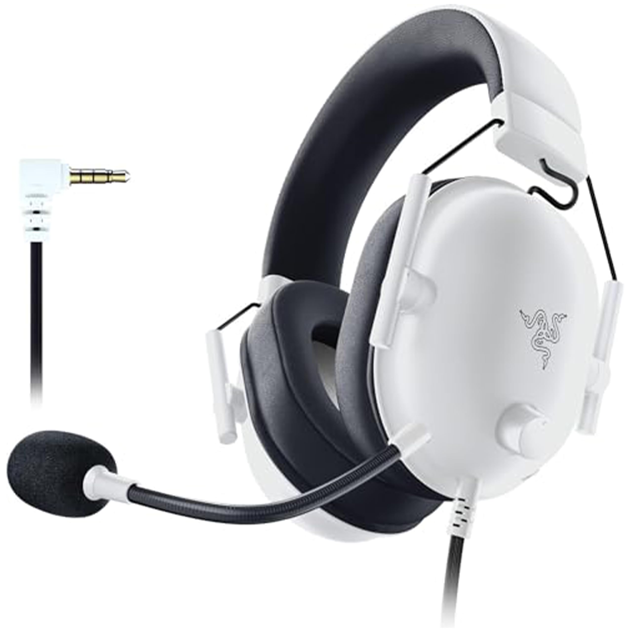 Razer BlackShark V2 X - Cuffie da Gioco Esports Cablate Multipiattaperma (Driver TriForce da 50 mm, Microfono cardioide HyperClear, Audio Surround 7.1) Bianco