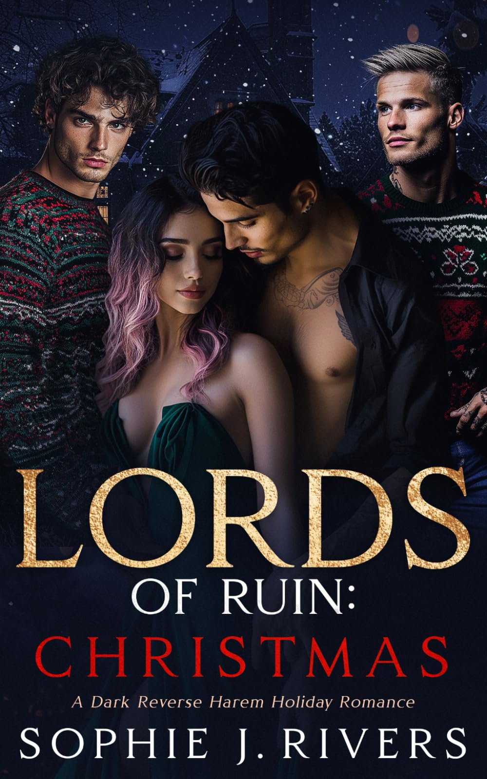 Lords Of Ruin: Christmas: A Dark Reverse Harem Holiday Romance (Ruthless Kings Of Thornhaven)