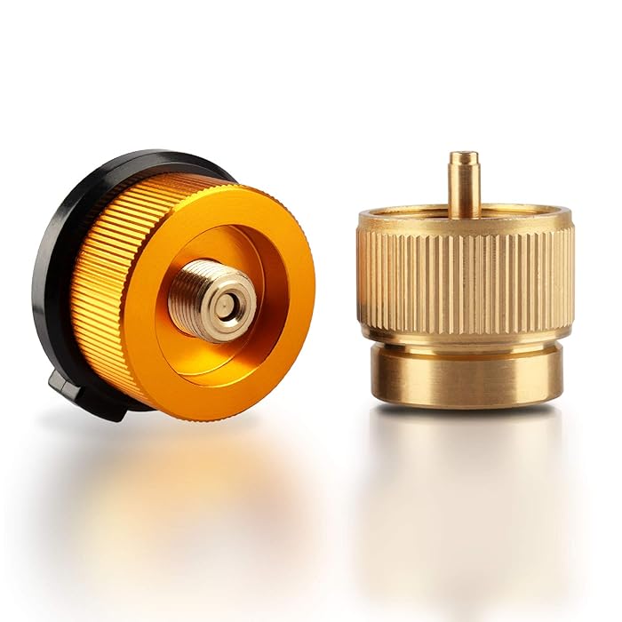 Buy Outdoor Stove Burners Adapter Camping Gas Tank Converter 1Lb Small