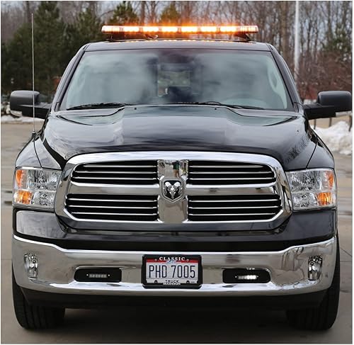 Miniatura 9 de Buyers Products (8893049) Barra de luz modular LED de 49 pulgadas con luz estroboscópica ámbar