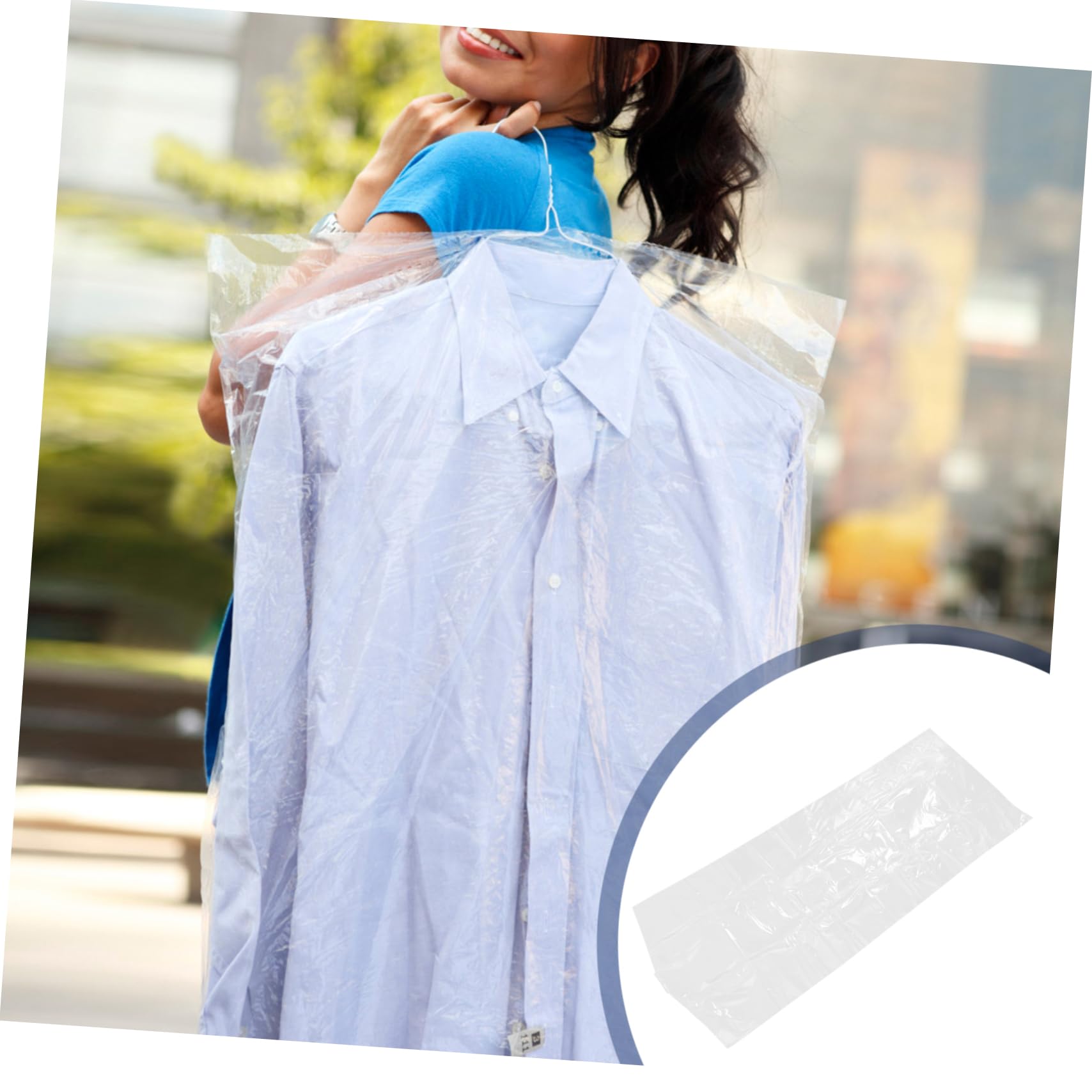 Gatuida 30piezas Funda Antipolvo Transparente para Guardar Trajes el Armario Protectoras Reutilizables para Abrigos y Ropa de Vestir para Colgar Casa