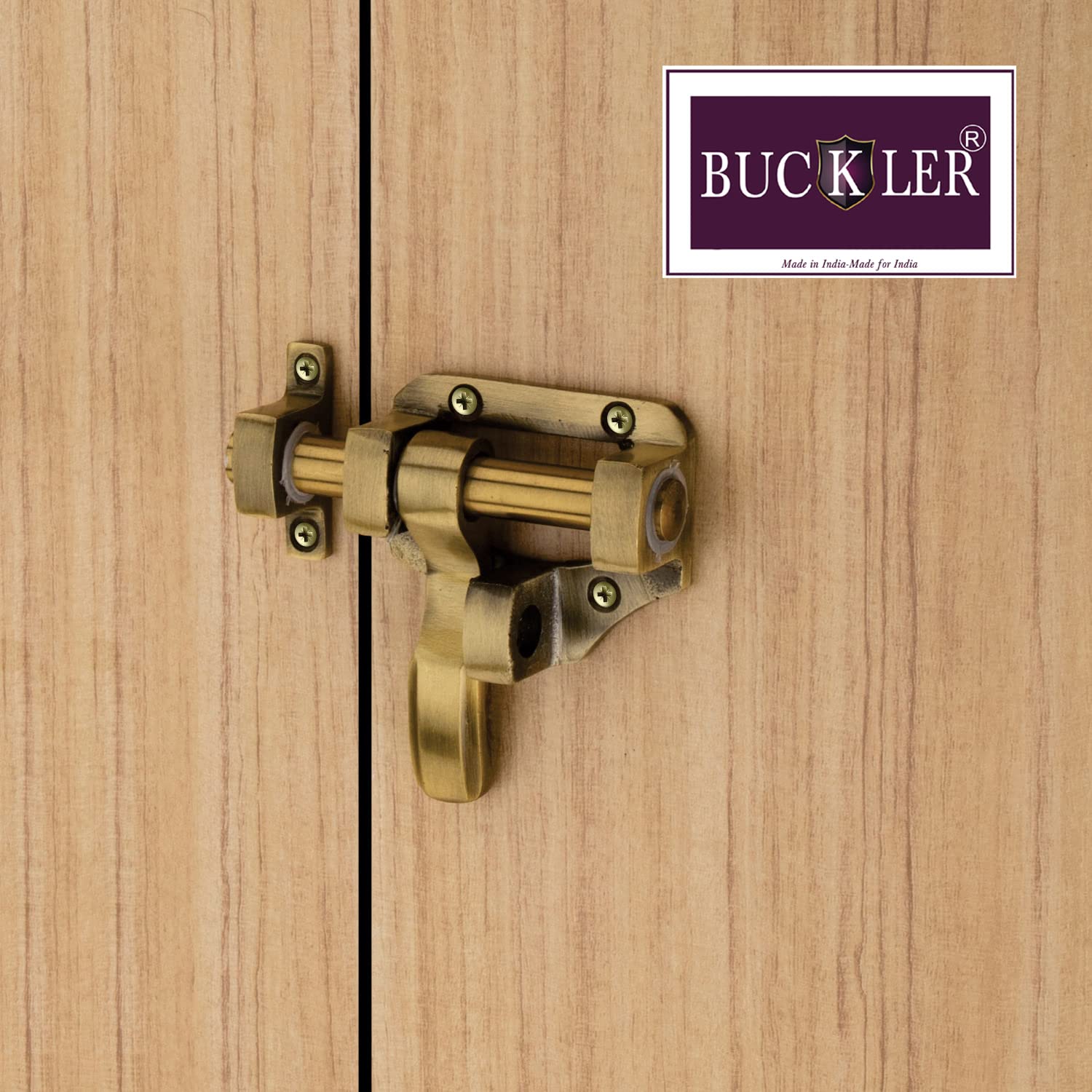 BUCKLER Stainless Steel & Aluminium,Finish-Gold-Black Antique, Door Latch for Door Kitchen-Bathroom (B0B851S8FR) Amazon Price History, Amazon Price Tracker