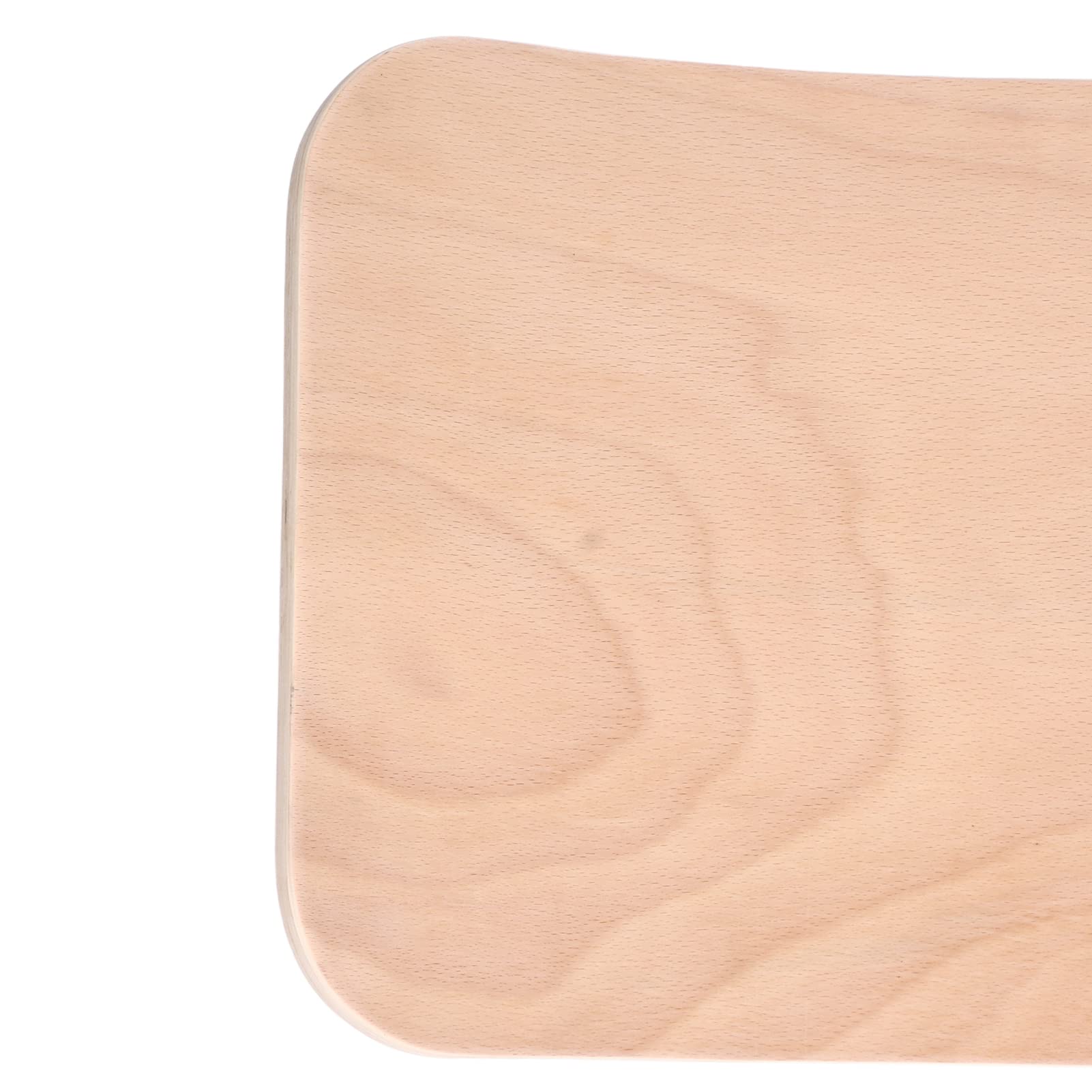Tabla Oscilante de Madera para Niños Pequeños Tabla de Equilibrio de Fitness con Curvas Adecuada para Niños Mayores de 1 Año 82x30 Cm