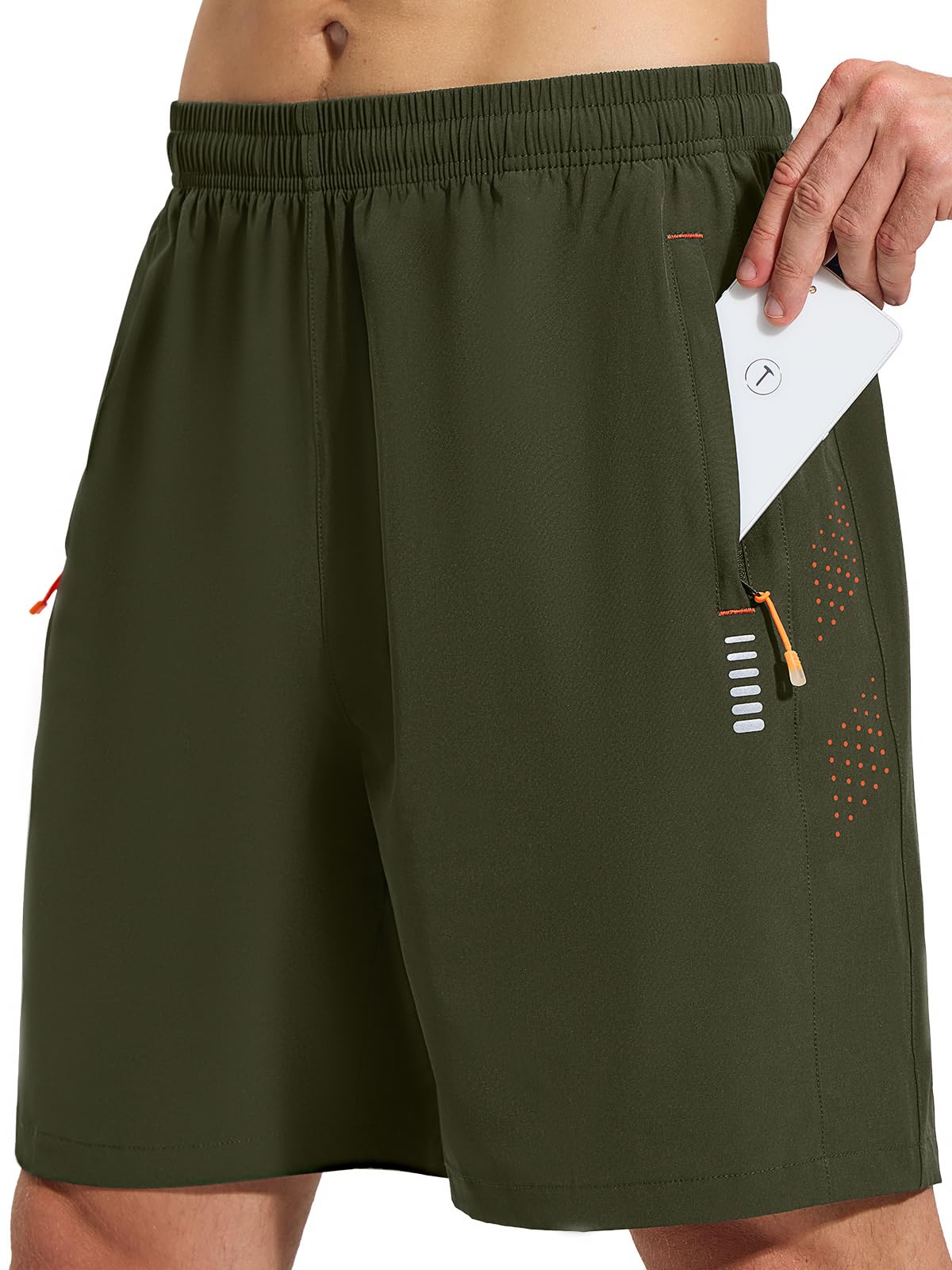 Cimic Pantalon Corto Hombre para con Bolsillo, Transpirables de Secado Rápido Correr Ropa Deportiva Hombre, Gym, Fitness,Tenis — view 14