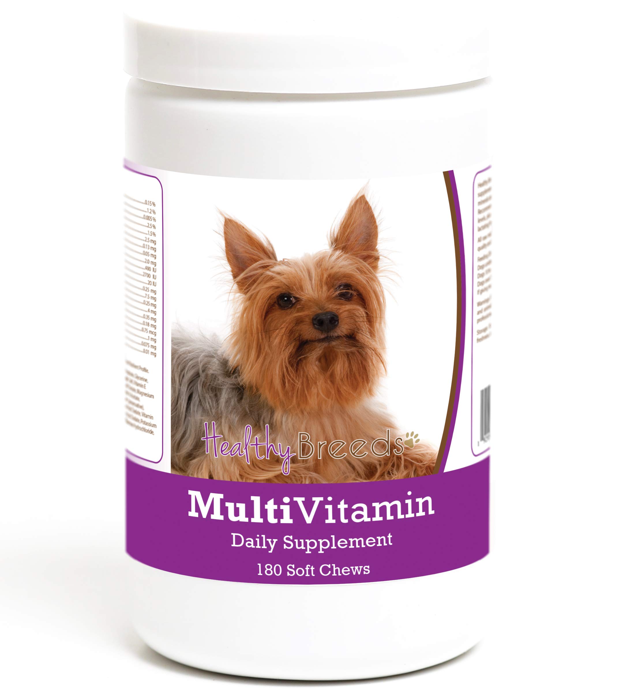 Healthy Breeds Silky Terrier Multivitamin Soft Chew for Dogs 180 Count