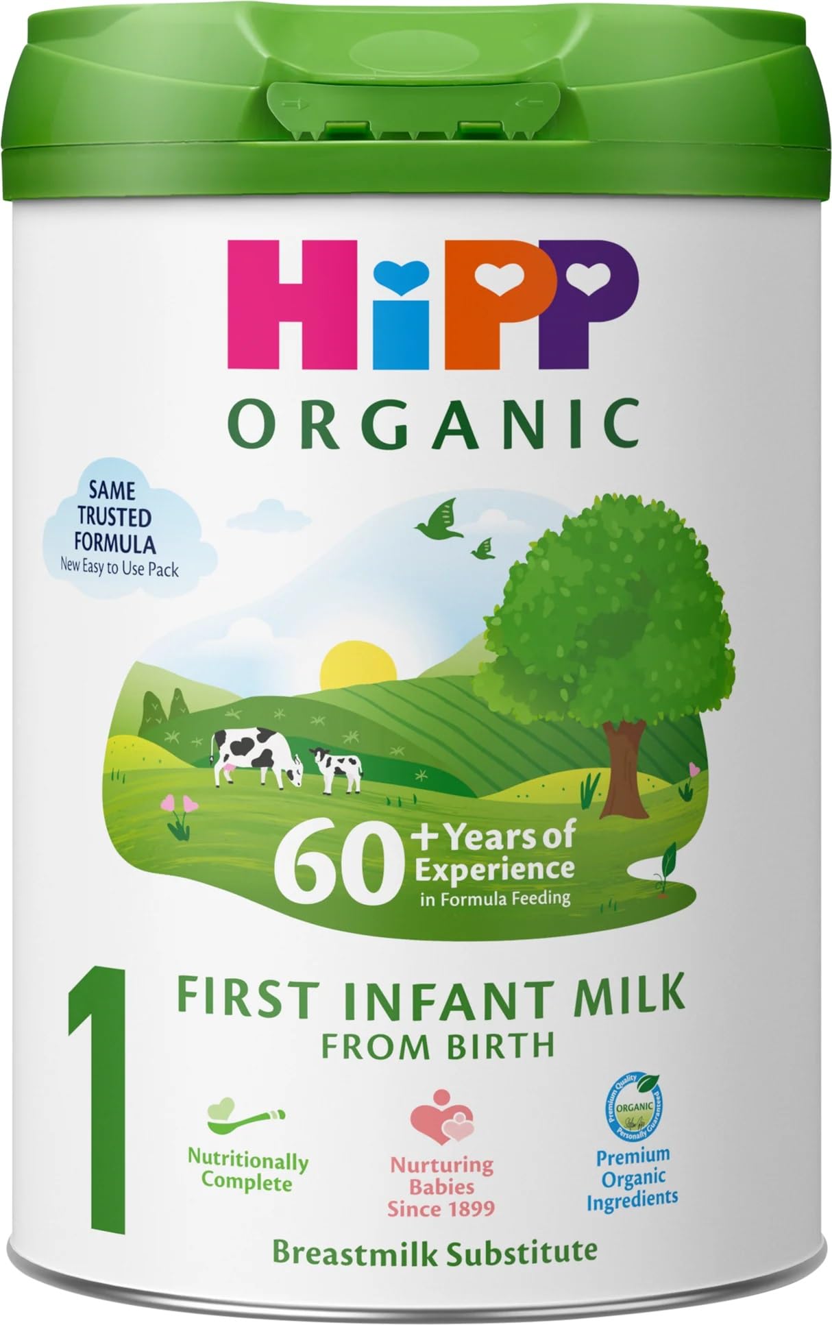 Organic 1 from Birth Onwards First Infant Milk 800g (Case of 8)