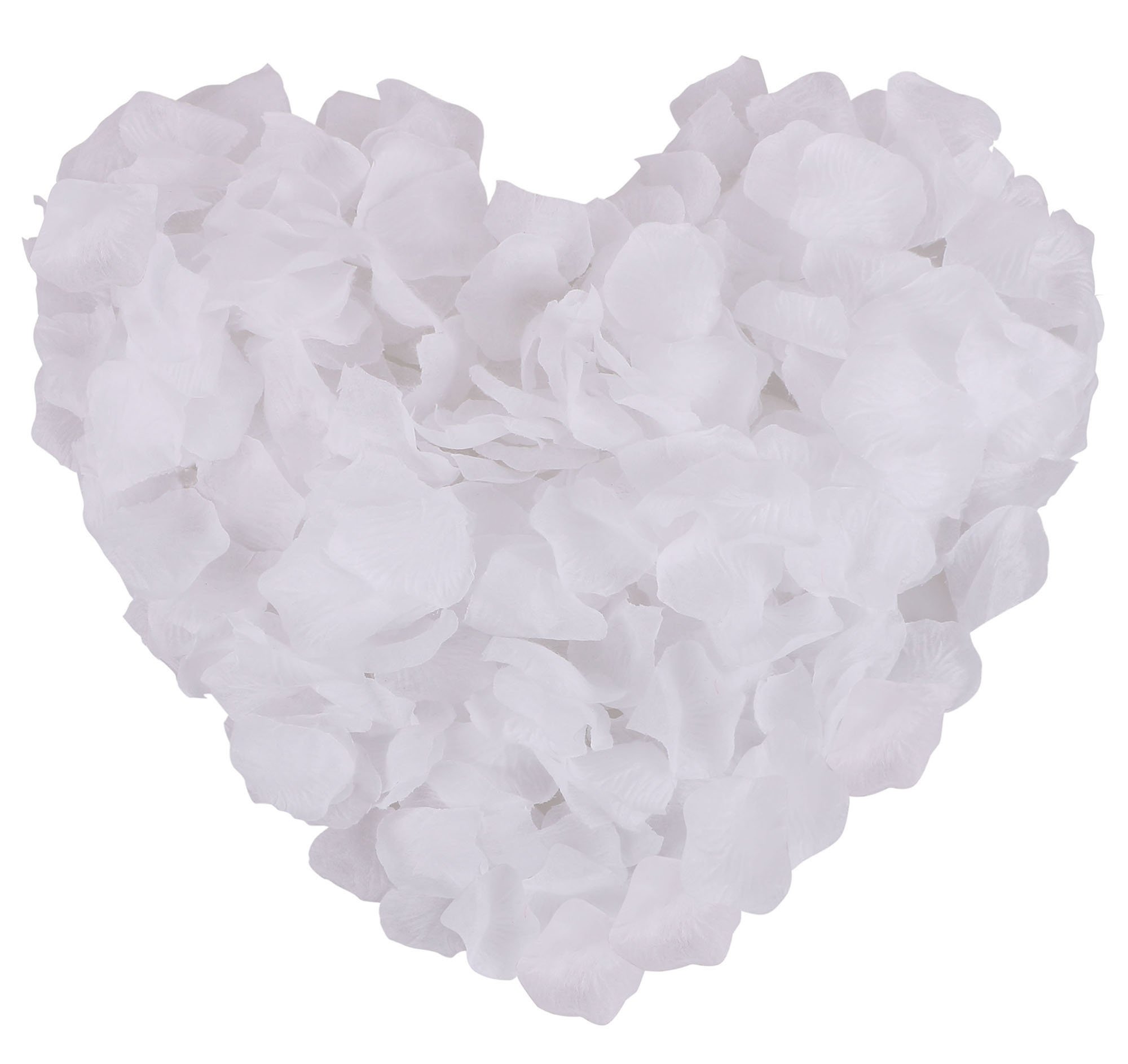 Fleurs artificielles en soie anti-tache : lot de 1000 pétales pour mariage