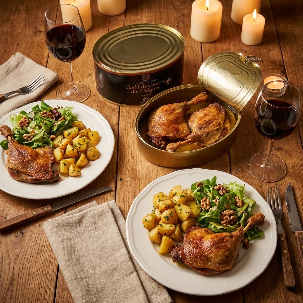 Confit de canard du Périgord 4 cuisses 1350g