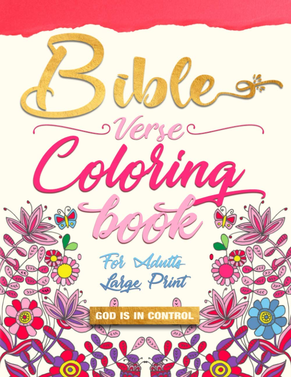 Bible Verse Coloring book for Adults Large Print: 1 (Christian Coloring Books)
