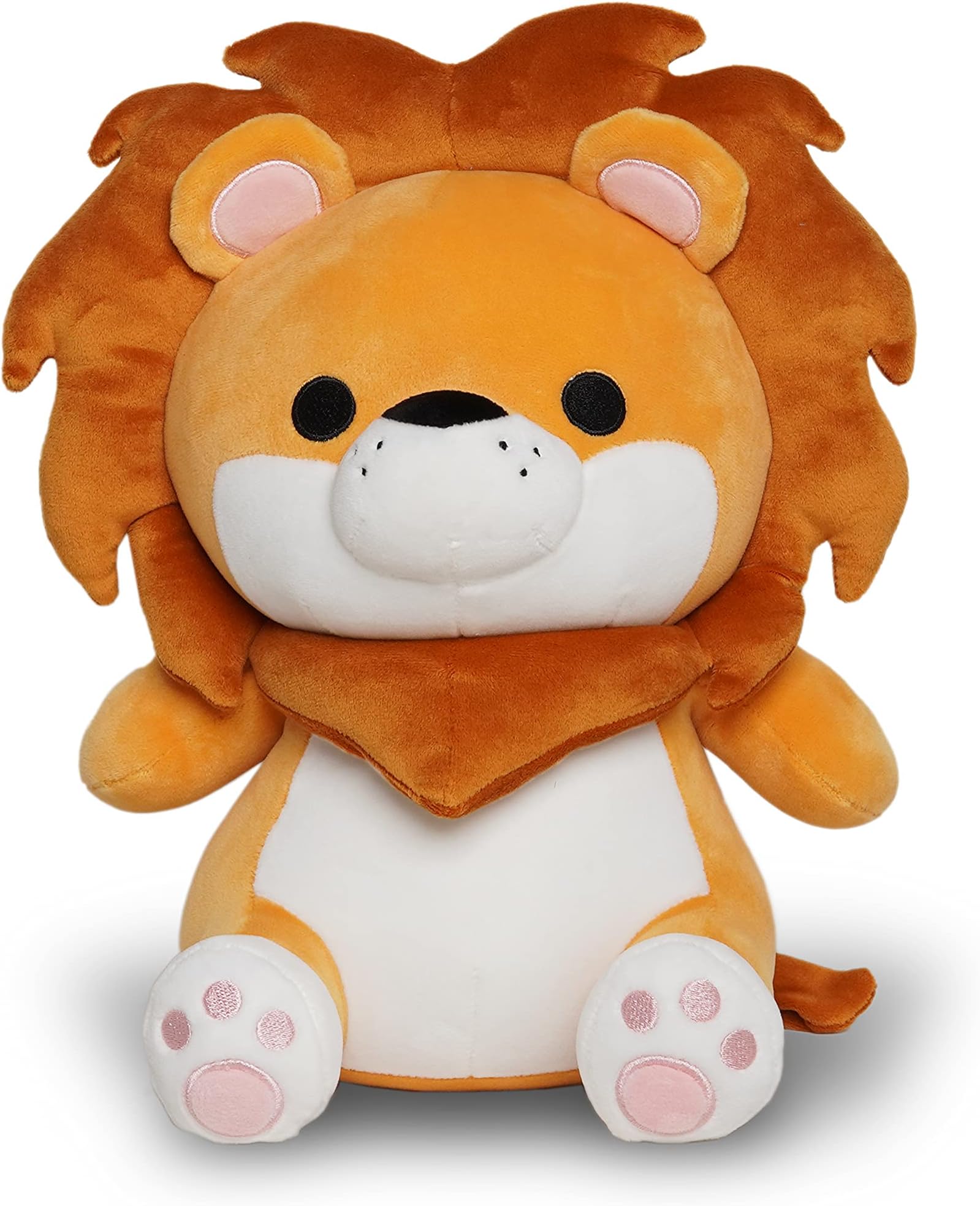 Avocatt Brown Lion Stuffed Plush - 10 Inches Stuffed African Lion Plushie - Plushy and Squishy Toy Stuffed Animal - Cute Toy Gift for Boys and Girls