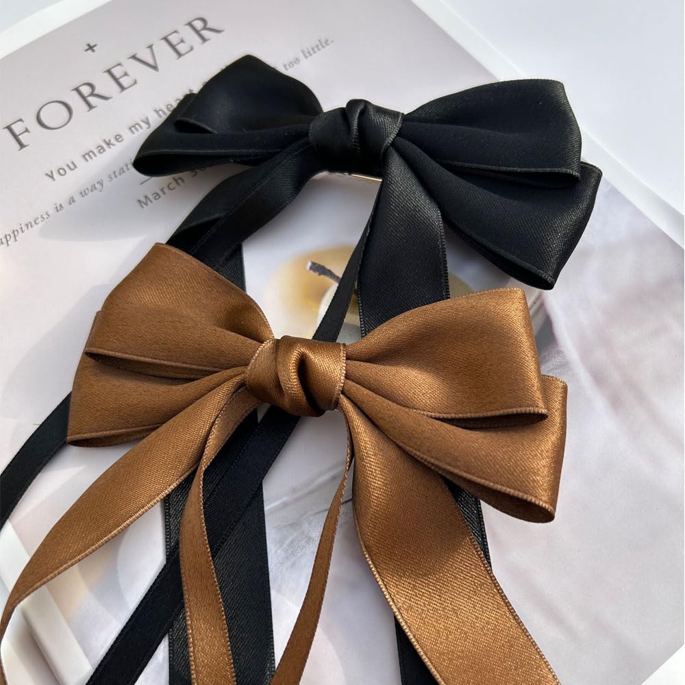 Banana Republic Gold and Black Bow Hair Clip - Great for Valentine\'s Day! 61qQRajiC8L._AC_UF350,  main image 2
