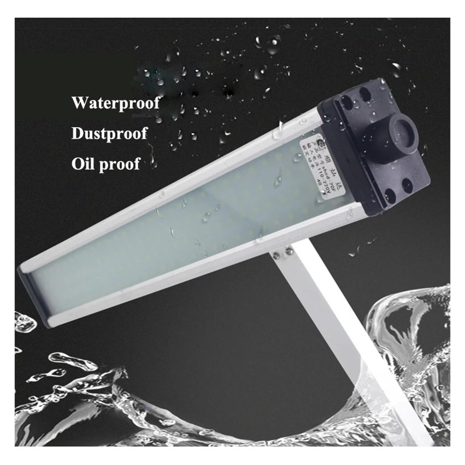 Luce di lavoro a LED for macchine utensili, impermeabile, 24 V, 36 V, universale, for tornio industriale, trapano, luce 220 V per macchine utensili da tornio(24w 220v)