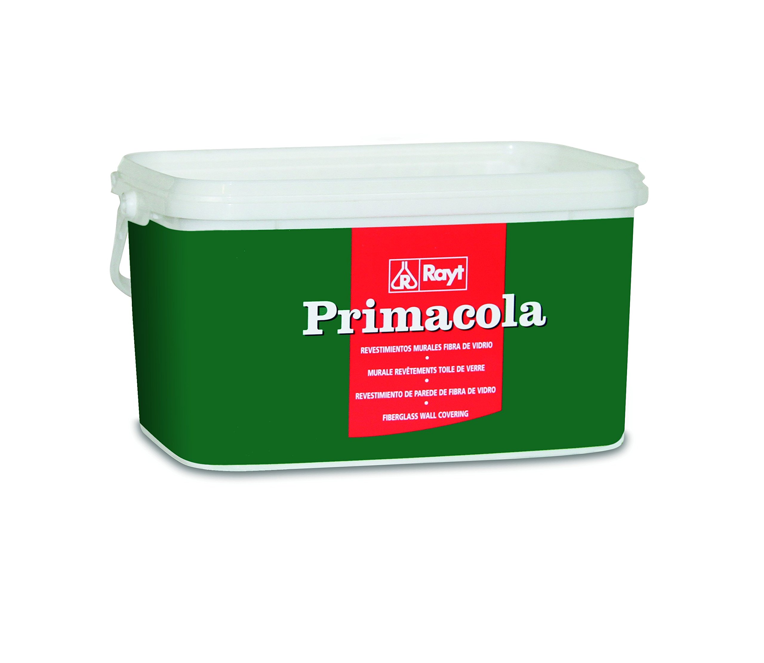 Rayt 585-23 Primacola CP-1316 Adhesivo vinílico especial para revestimientos de fibra de vidrio sobre paredes de yeso, cemento, madera., etc. SIN disolventes. 5 kg