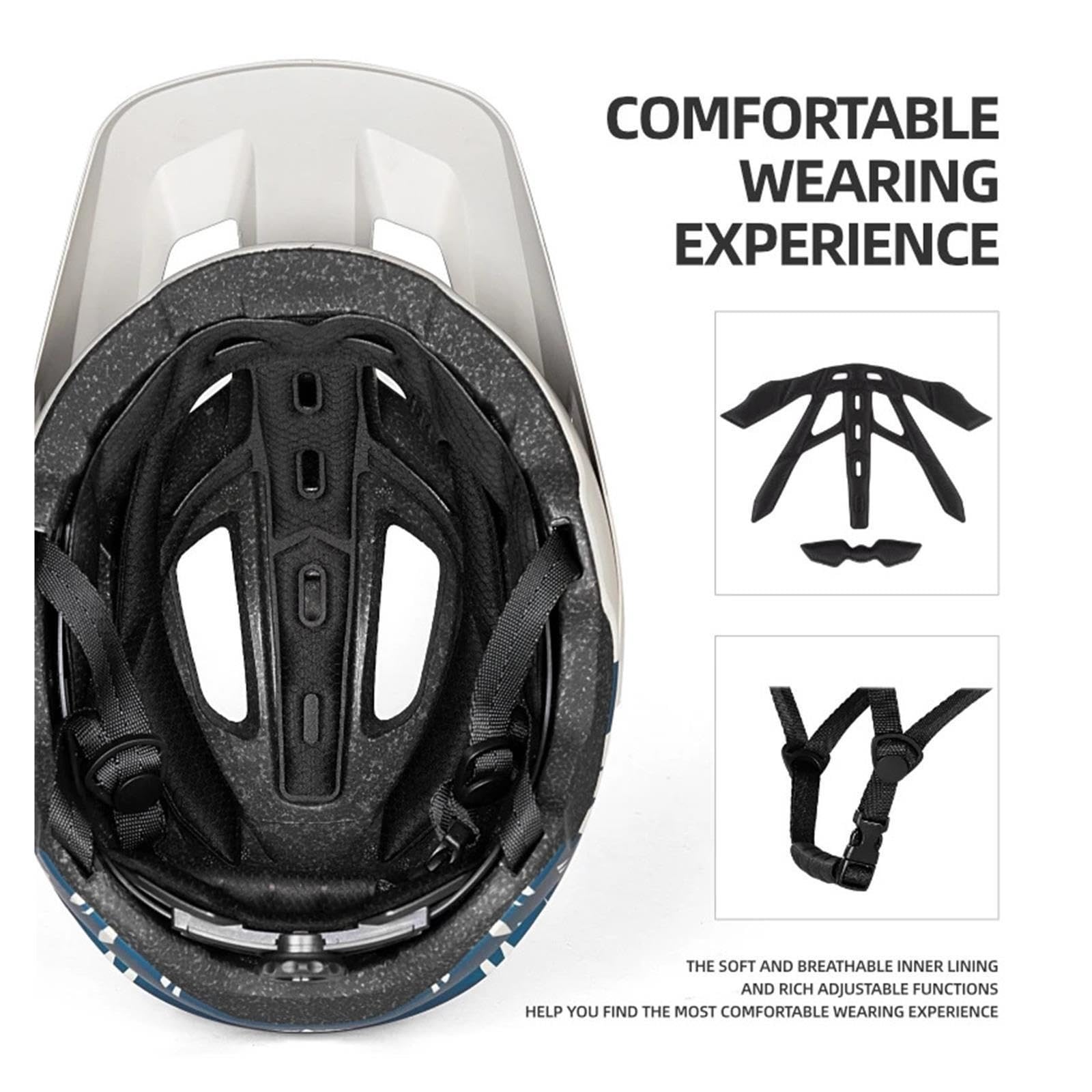 1 Casco MTB Moldeado integralmente.
