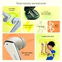 Noise Buds N1 Truly Wireless Earbuds with Chrome Finish, 40H of Playtime, Quad Mic with ENC, Ultra Low Latency Gaming (Up to 40 Ms), Instacharge(10 Min=120 Min), Bluetooth V5.3(Ice Blue) gallery image