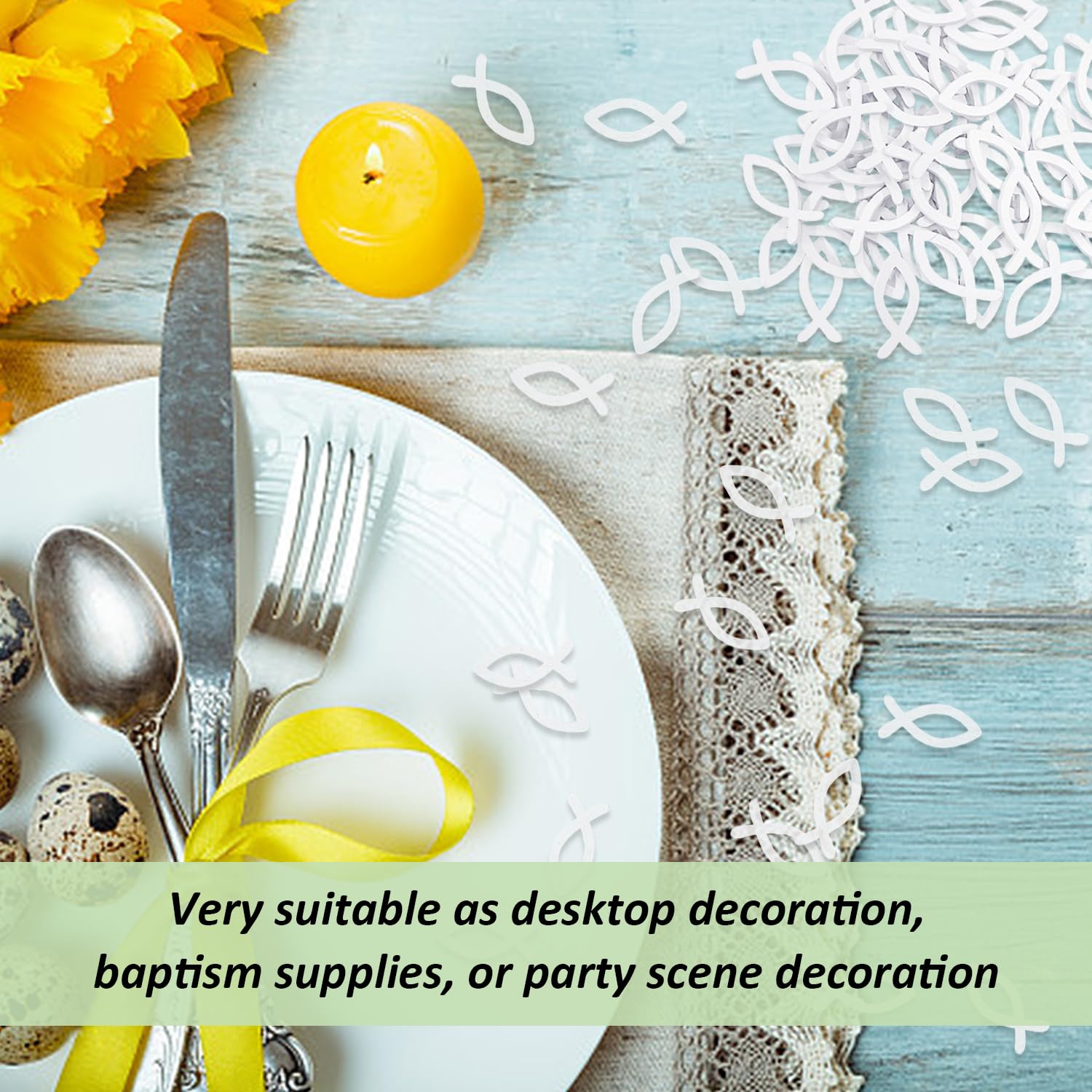 150 Morceaux D'Ornements en Bois, Décorations Simples Et Classiques, Décoration De Bureau, Réserves De Baptême, Arrangement De Scènes De Fête.