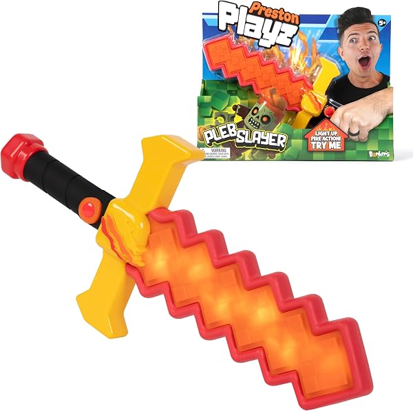 PrestonPlayz Pleb Slayer Sword, YouTube Gaming Chanel, Role-Play, Oficjalny produkt PrestonPlayz