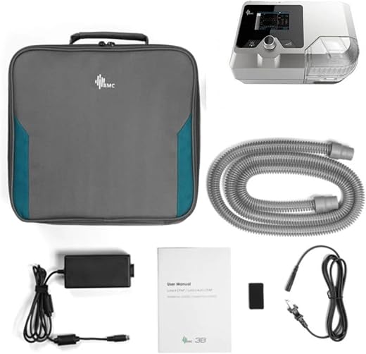 Seniorkart BMC 2026 G2S B25VT BIPAP Machine for home with Humidifier, BMC Full Face Mask Medium and Carrying Case Bag