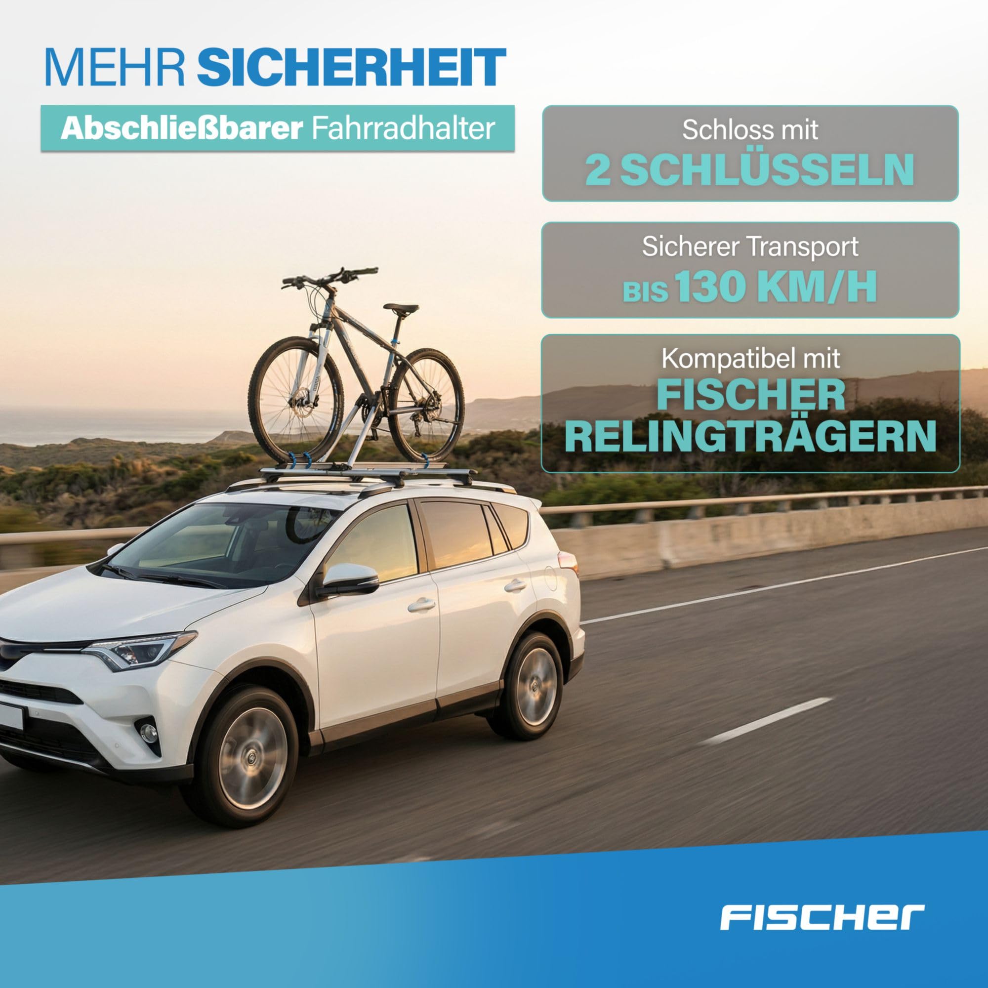 Fischer Auto Dach Fahrradträger