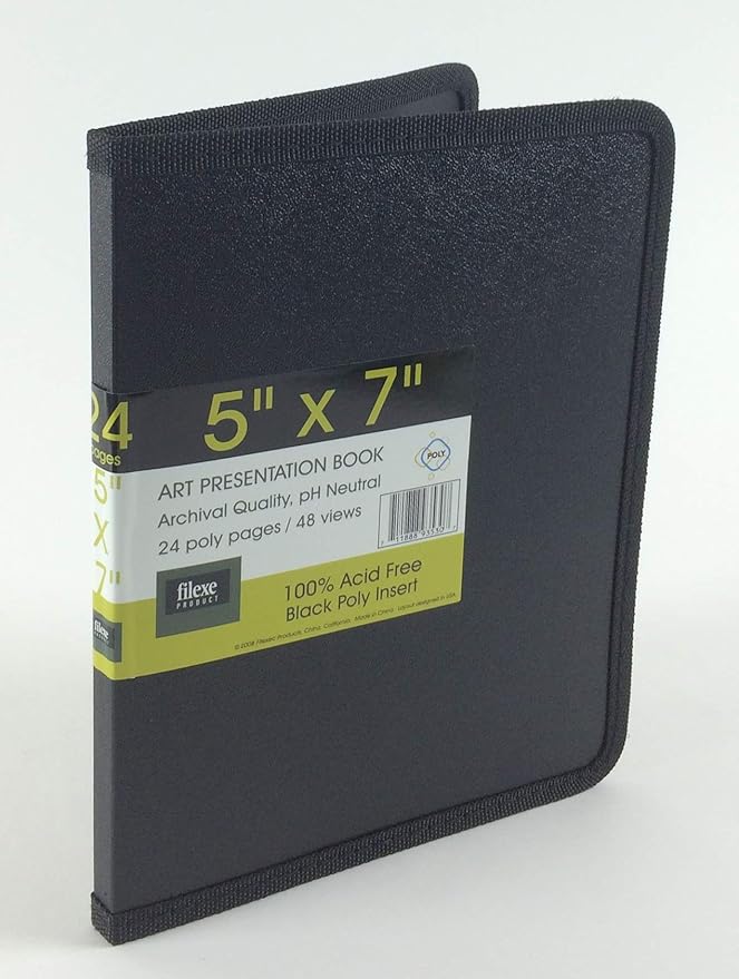 Filexec Products Art Presentation Book, 5"x7", 24Page/48