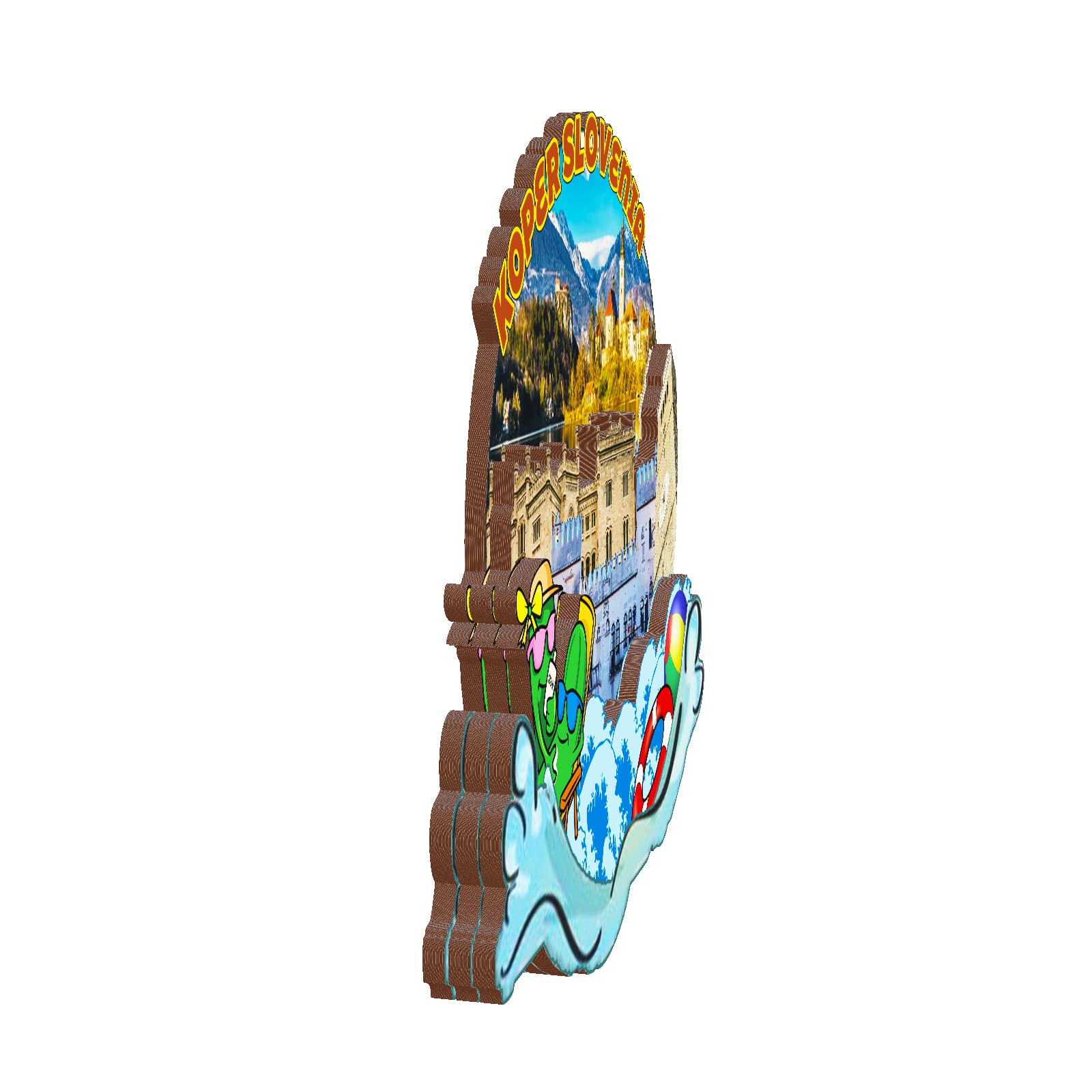 Calamita da frigorifero Koper Slovenia Magnete da frigorifero souvenir