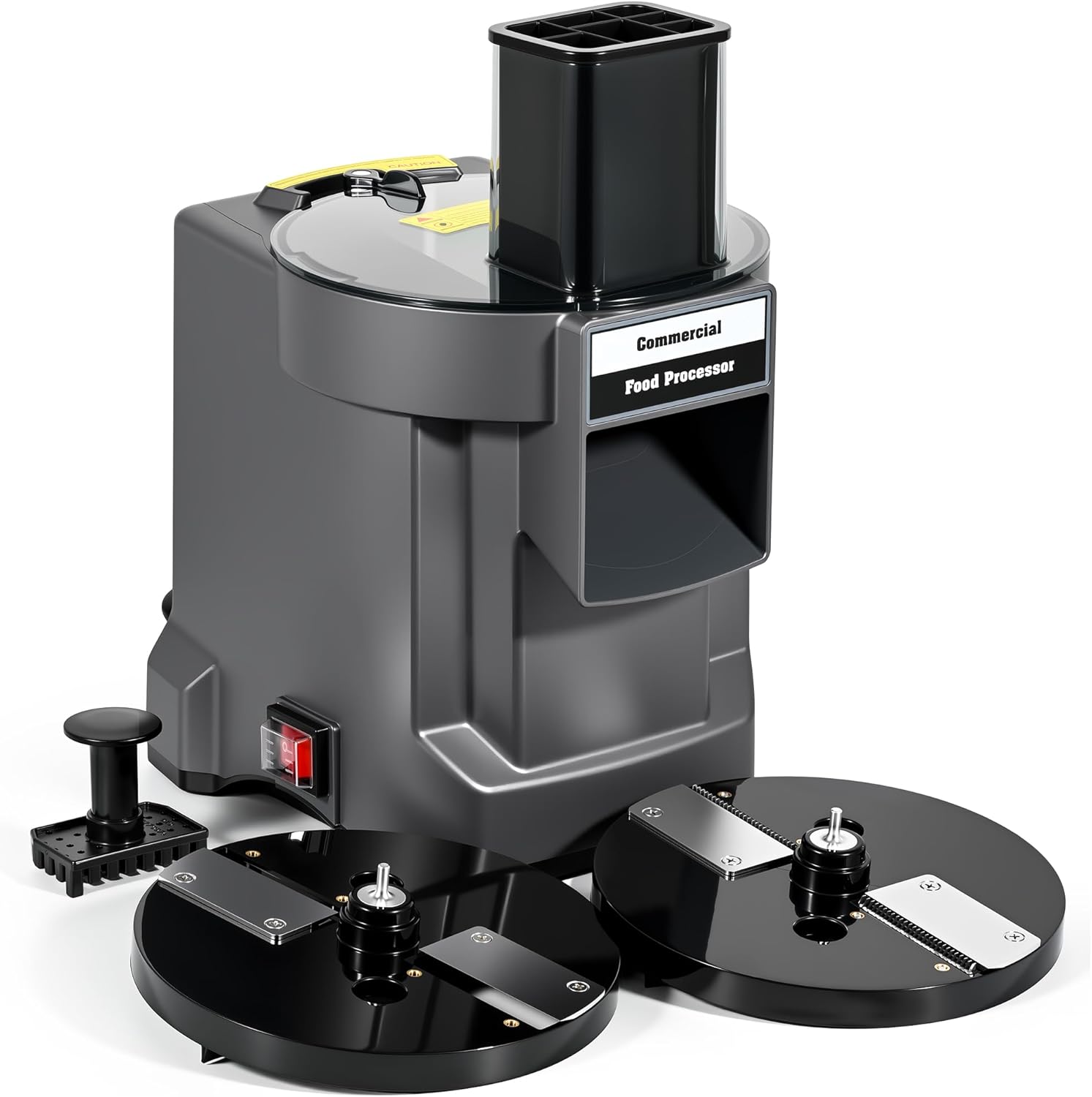 3 in 1 Electric Vegetable Chopper Slicer, Multifunctional Onion Chopper Food Dicer Shredder Processor, Automatic Veggie Fruit Cutting Dicing Machine with Stainless Steel Blades for Commercial Home Use