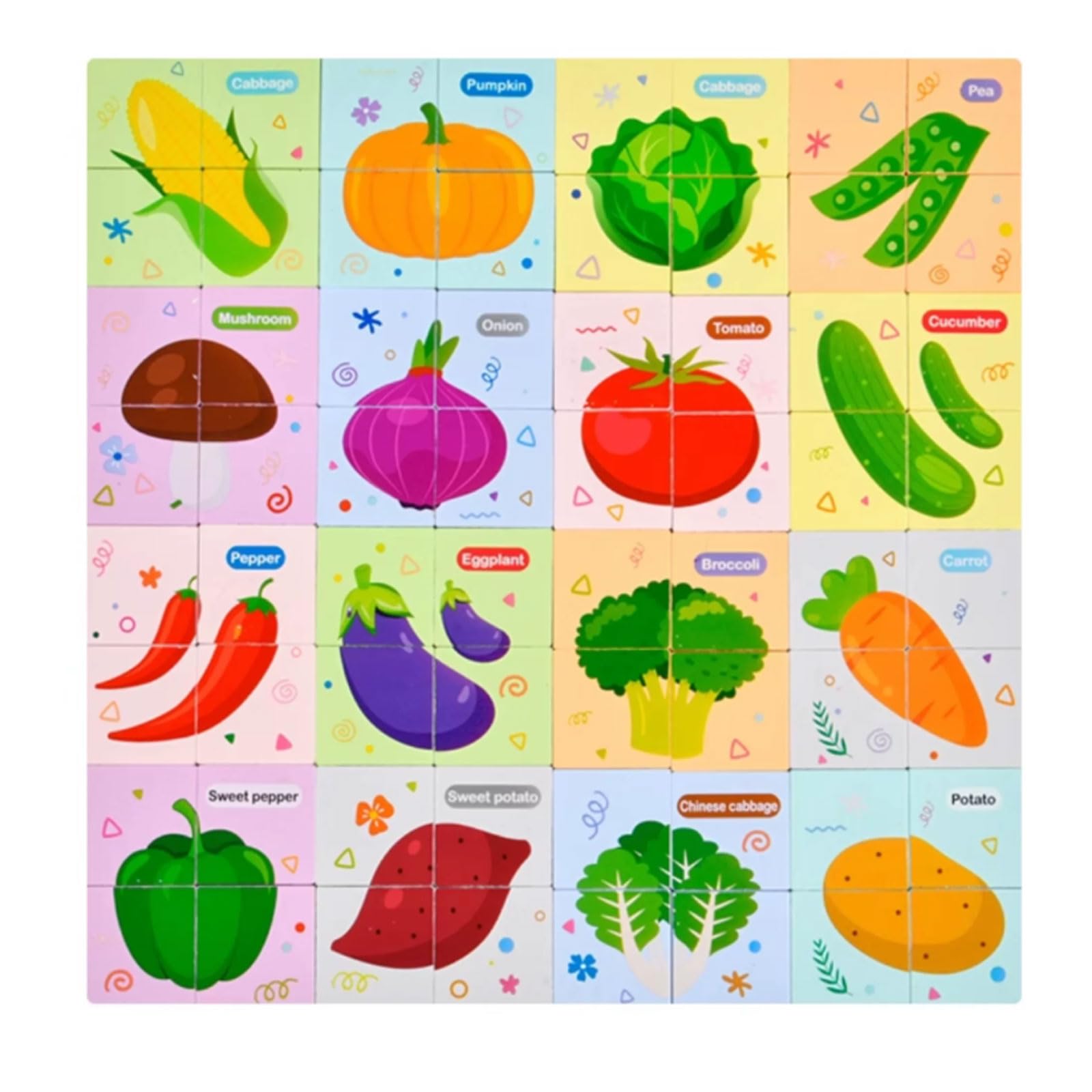 Ensemble Puzzle Bois Montessori