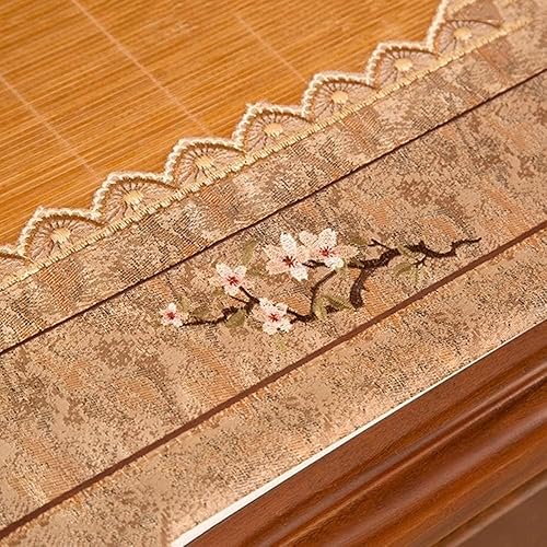 Miniatura 6 de Foldable Bamboo Summer Bed Mat for Cool and Comfortable Sleeping - Breathable, Absorbent, and Durable - Improve Sleep with a Bamboo Mattress Topper