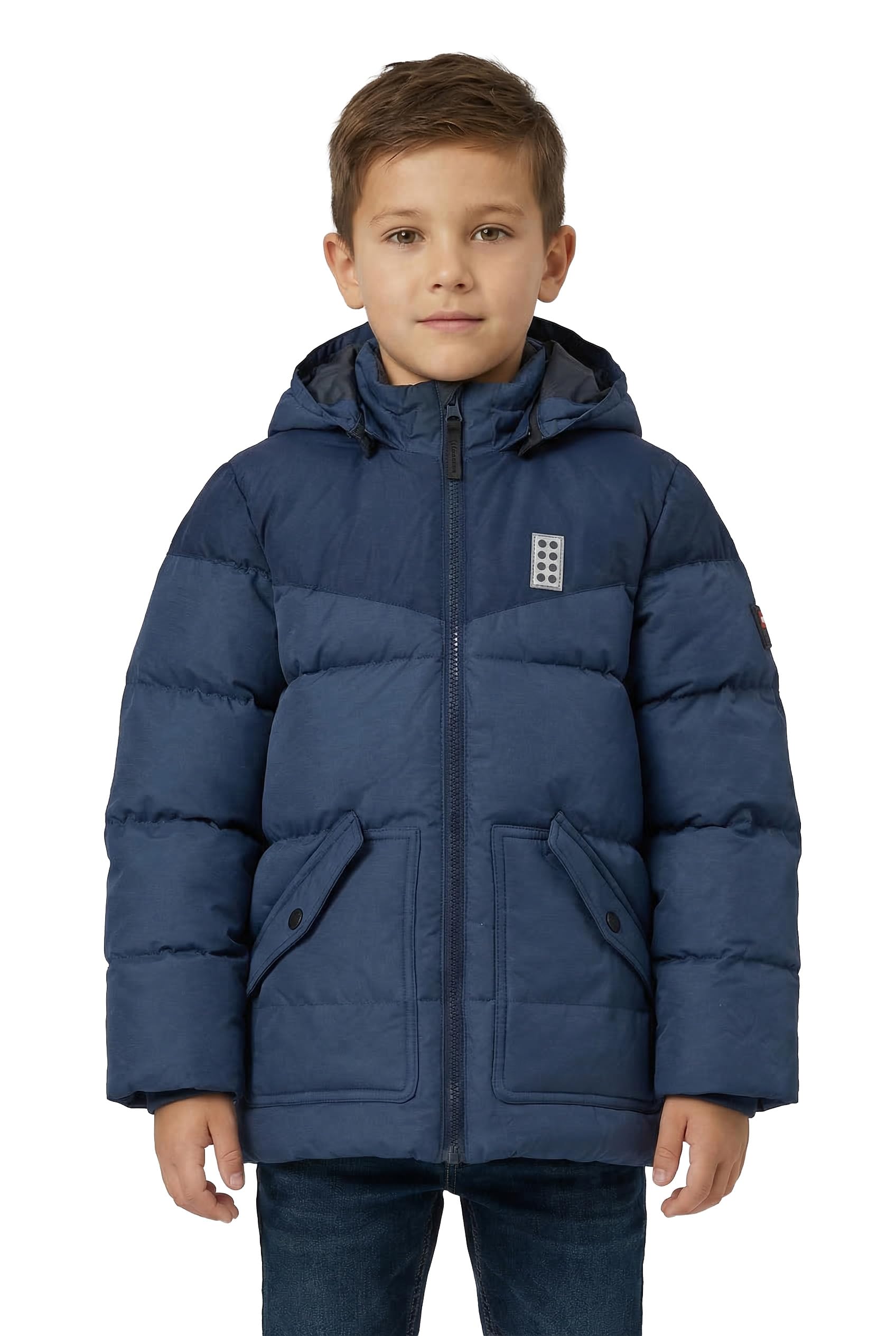 Kabooki LEGO® Kinder Steppjacke wasserabweisend, Hellbraun