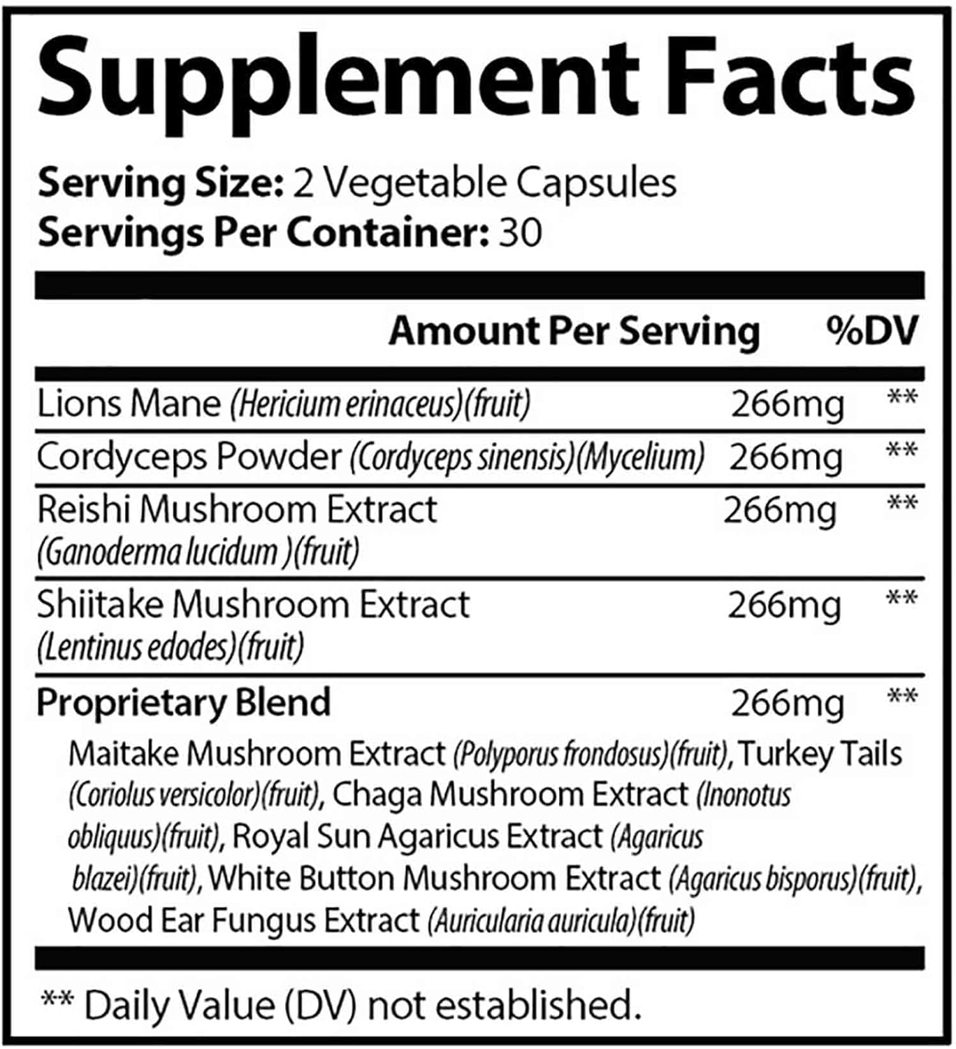 Dr Loves Roar Lions Mane Supplement, 60 Capsules (4)