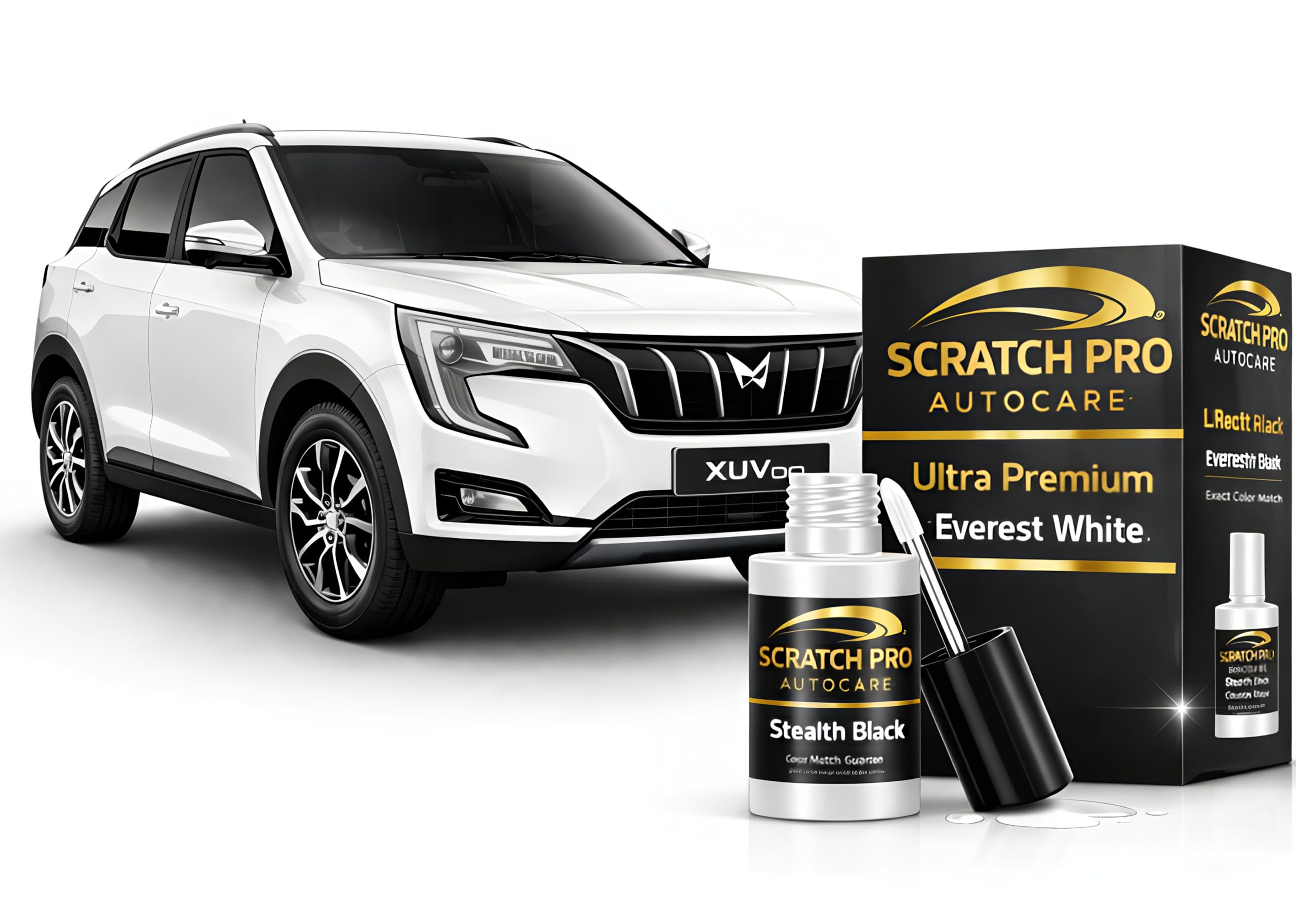 MAHINDRA XUV700 touch up paint colours | 2K Paint Technology | Exact Color Match | Car Scratch Repair Paint | Automotive Touch Up Paint | Quick Dry | 12ml (Everest White(MM9407))-image-7
