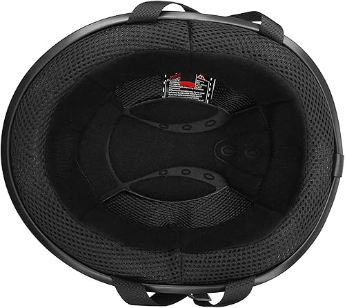 Miniatura 6 de Casco de media cara para motocicleta con diseño de calavera y crucero, aprobado por DOT