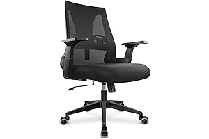 Big and Tall Office Chair, 400lbs Capacity - Ergonomic Office Chair for Heavy People