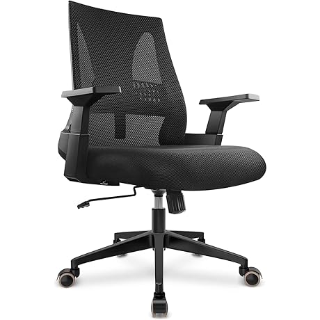 Big and Tall Office Chair, 400lbs Capacity - Ergonomic Office Chair for Heavy People