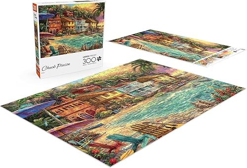 Miniatura 4 de Buffalo Games - Chuck Pinson - Island Time - Rompecabezas de 300 piezas grandes