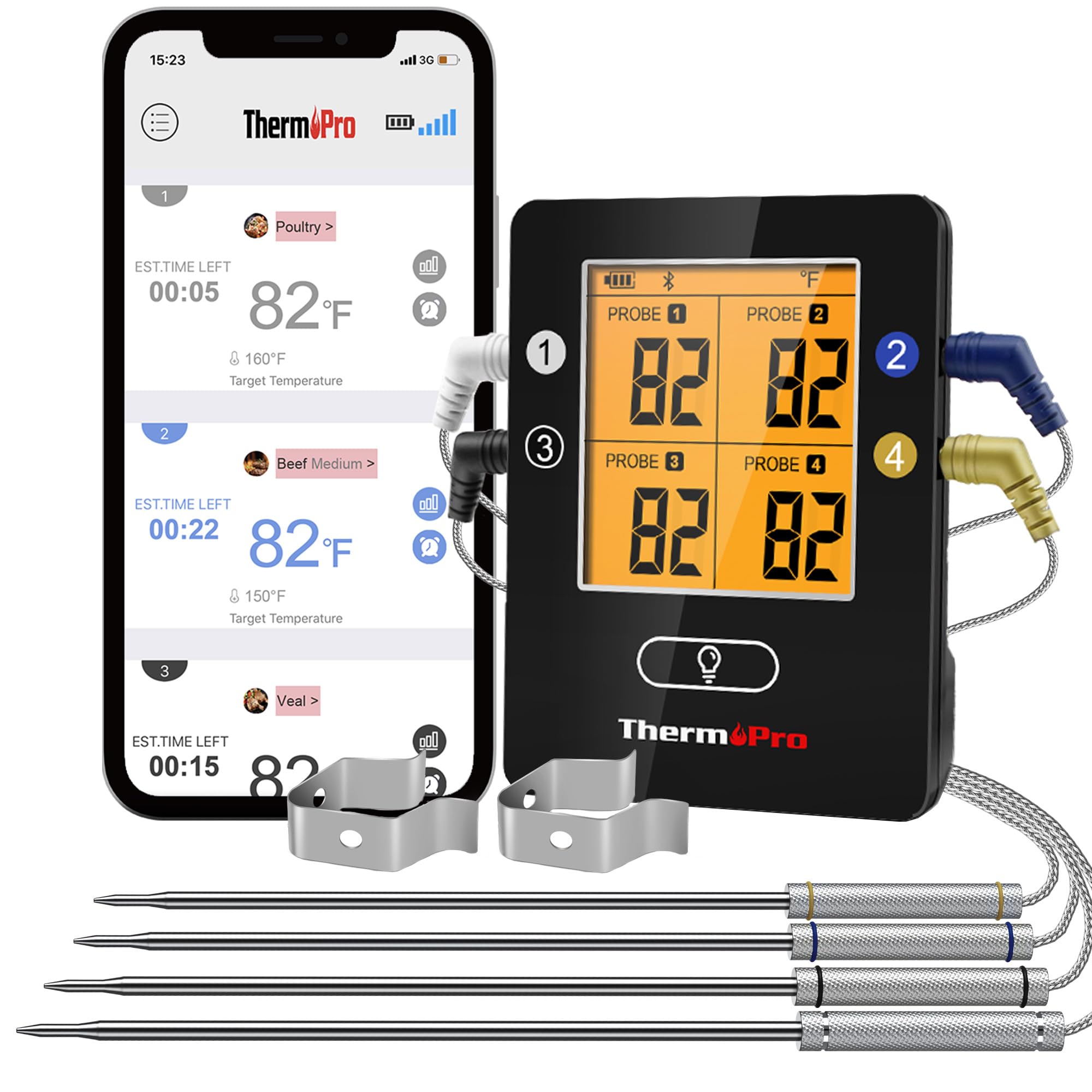 ThermoPro TP25 650FT Bluetooth Meat Thermometer