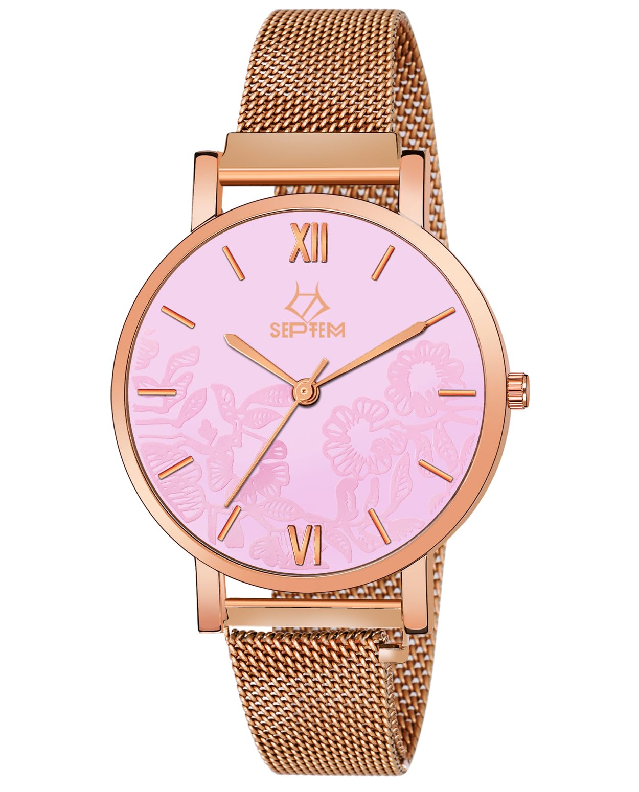 Septem 21st century Magnetic Pink color Chain Megnet Belt Analog Wrist Watch for Girls (B0CRB8K5X5) Amazon Price History, Amazon Price Tracker