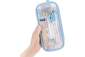 Grid Mesh Pencil Case