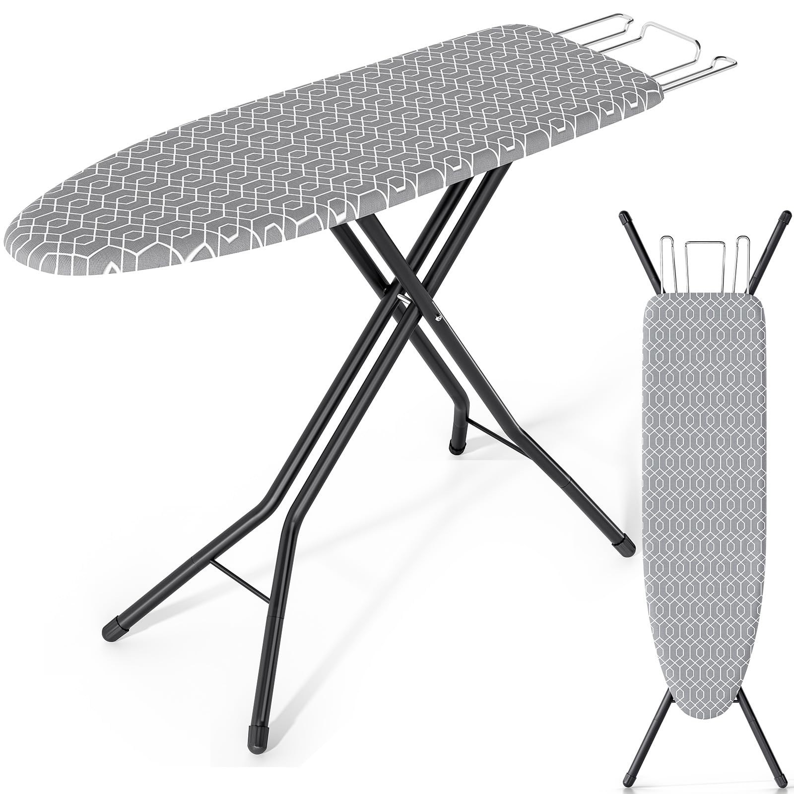 KINGBOARD Full Size Ironing Board Set 43x13