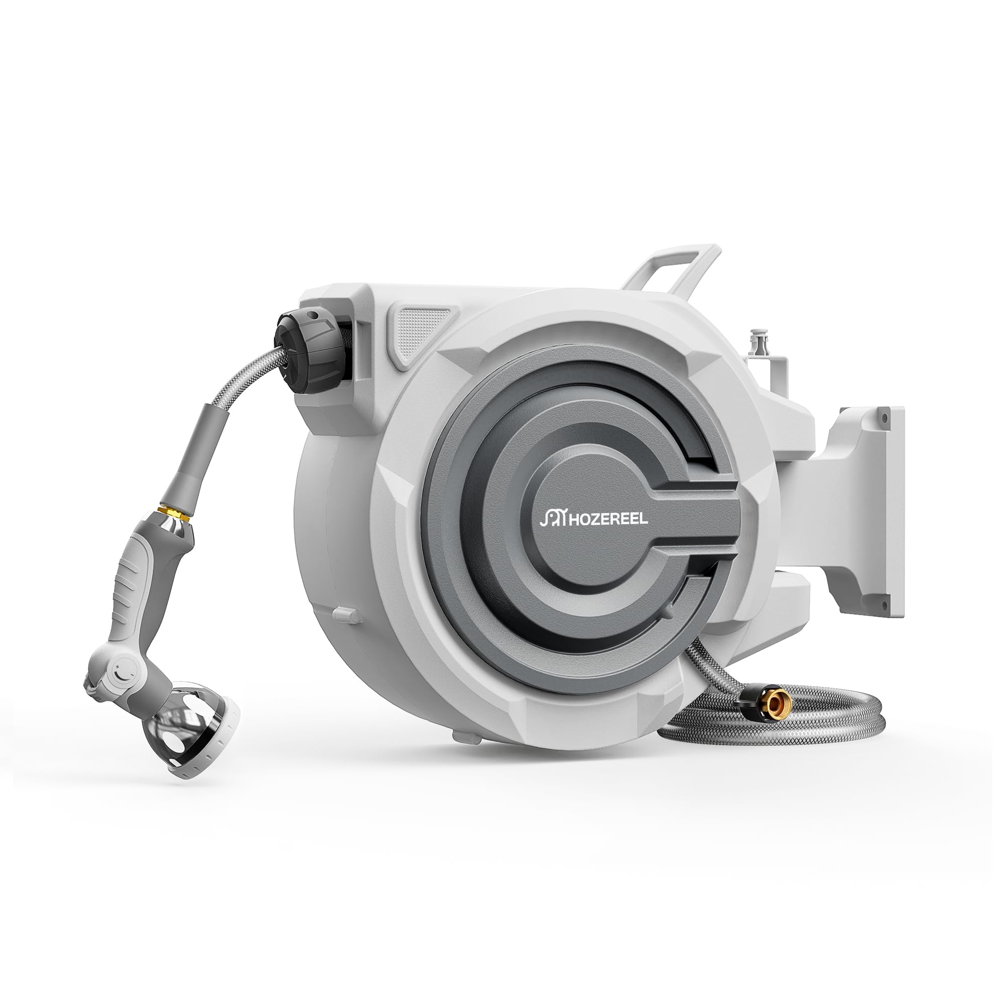 HOZEREEL 110 ft Retractable Garden Hose Reel