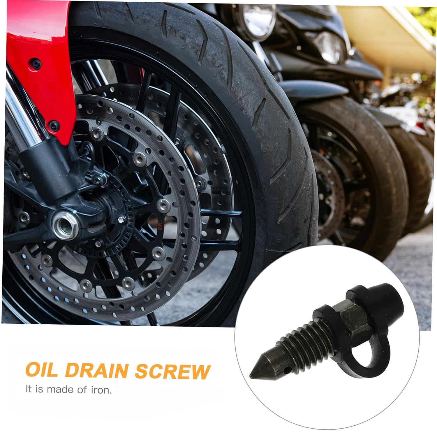 Ciieeo 4 Pack Brake Bleeder Screw Caps for Motorcycle Motorbike Exhaust Bolts Exhaust Screws Bleed Nipple Brake Bleeder Valve