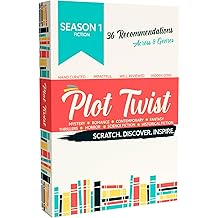 Blue Wasatch Games Plot Twist Saison 1 : 36 recommandations de livres &agrave; gratter sur 8 genres fictifs uniques. Cadeau pour couples, clubs de lecture, lecteurs, amateurs d'histoires.